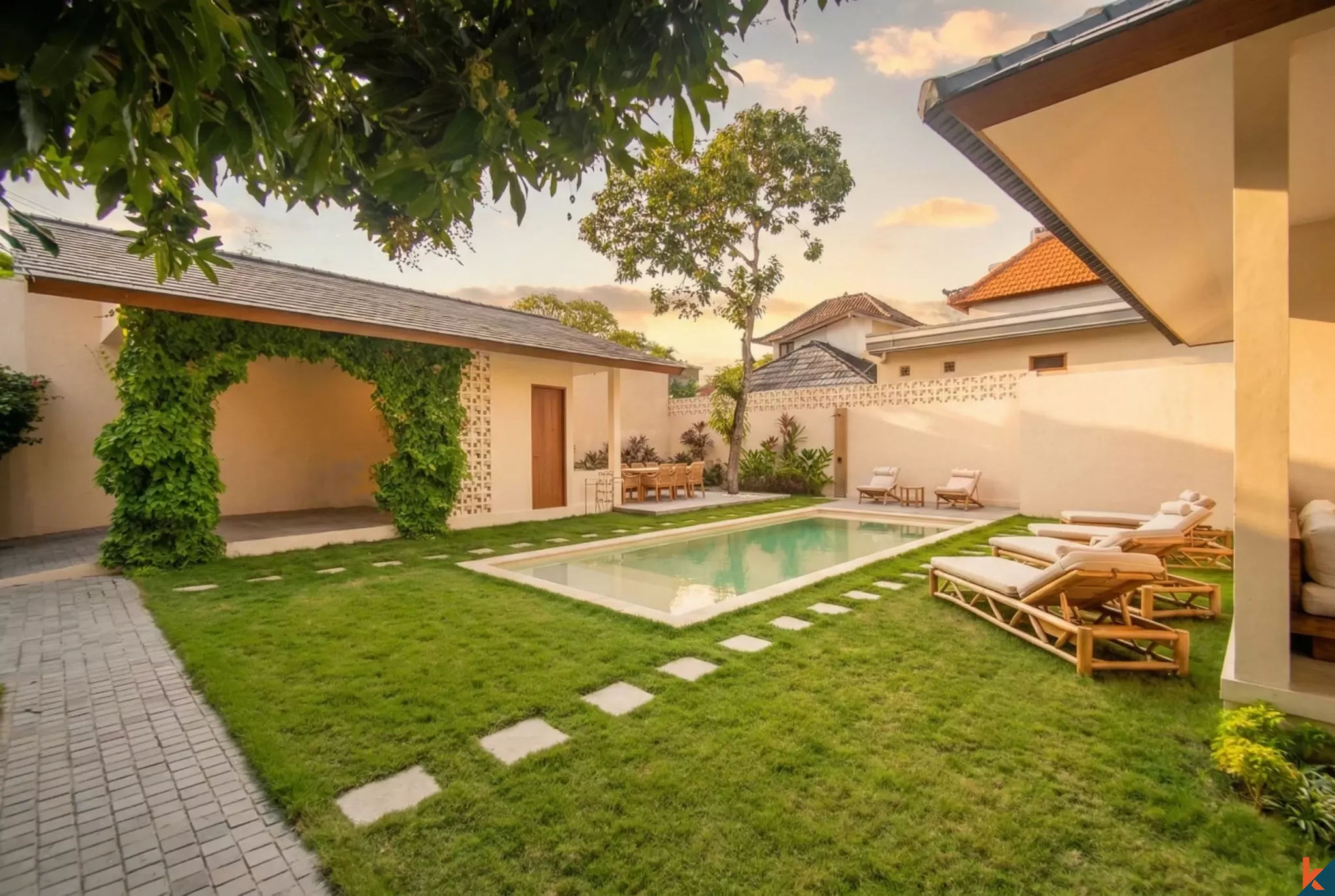 Unique designer villa with good returns for lease in Seminyak