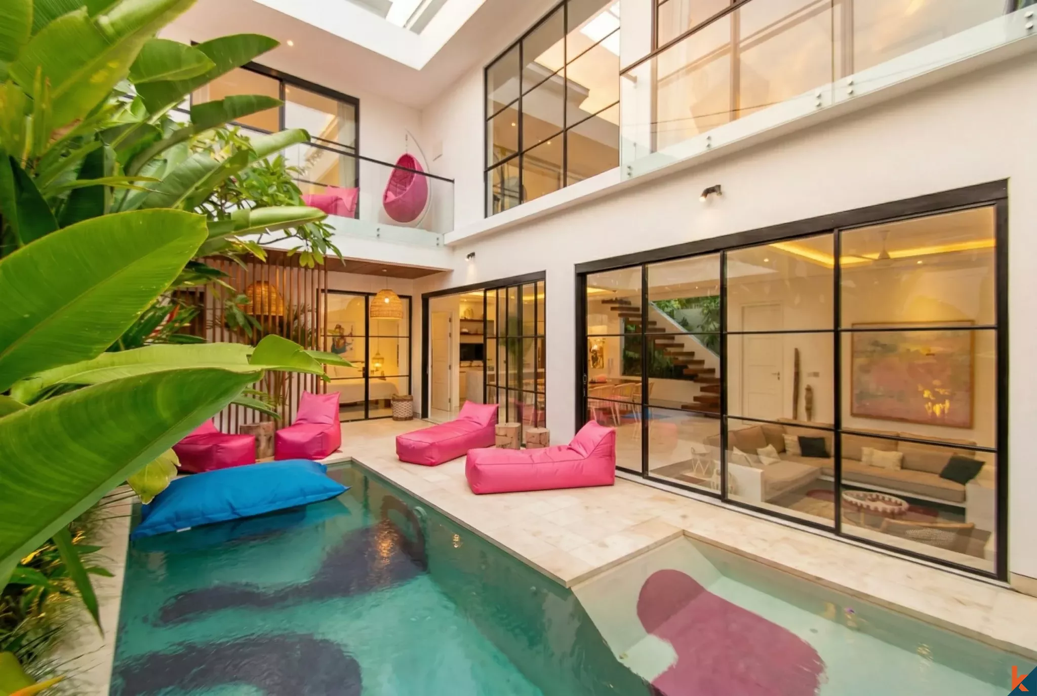 Charming Three Bedroom Modern Villa for Lease in Kerobokan - Seminyak