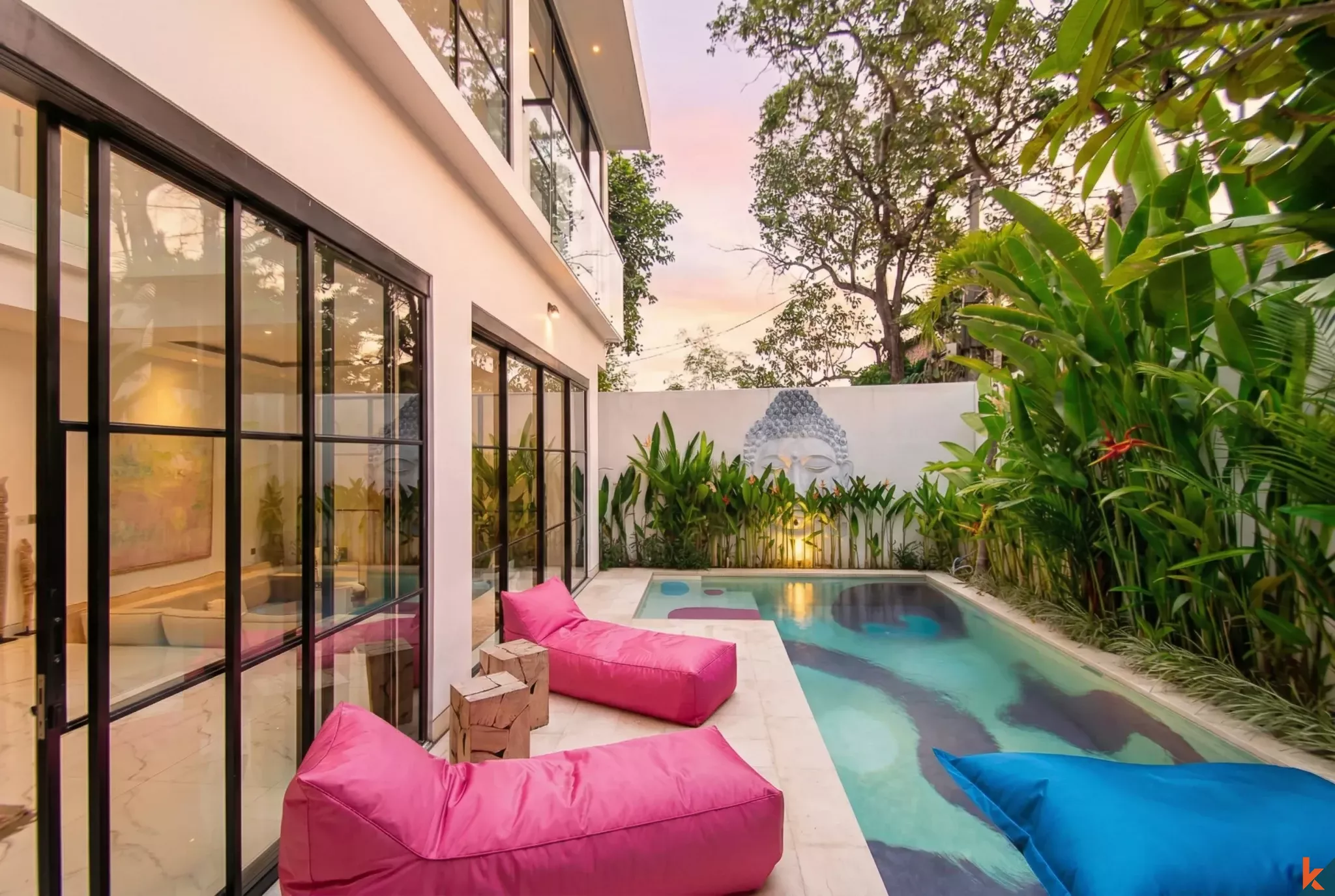 Charming Three Bedroom Modern Villa for Lease in Kerobokan - Seminyak
