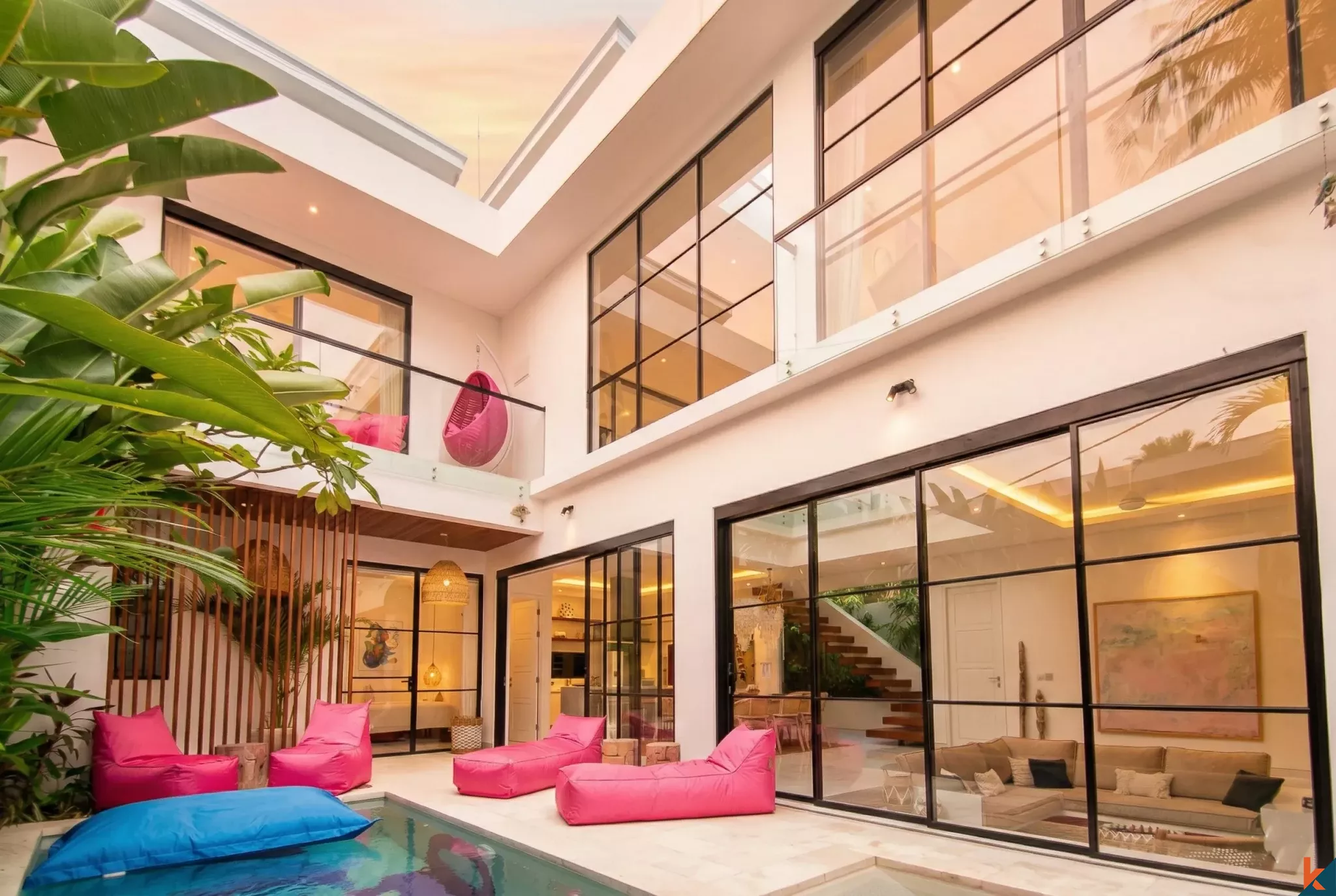 Charming Three Bedroom Modern Villa for Lease in Kerobokan - Seminyak