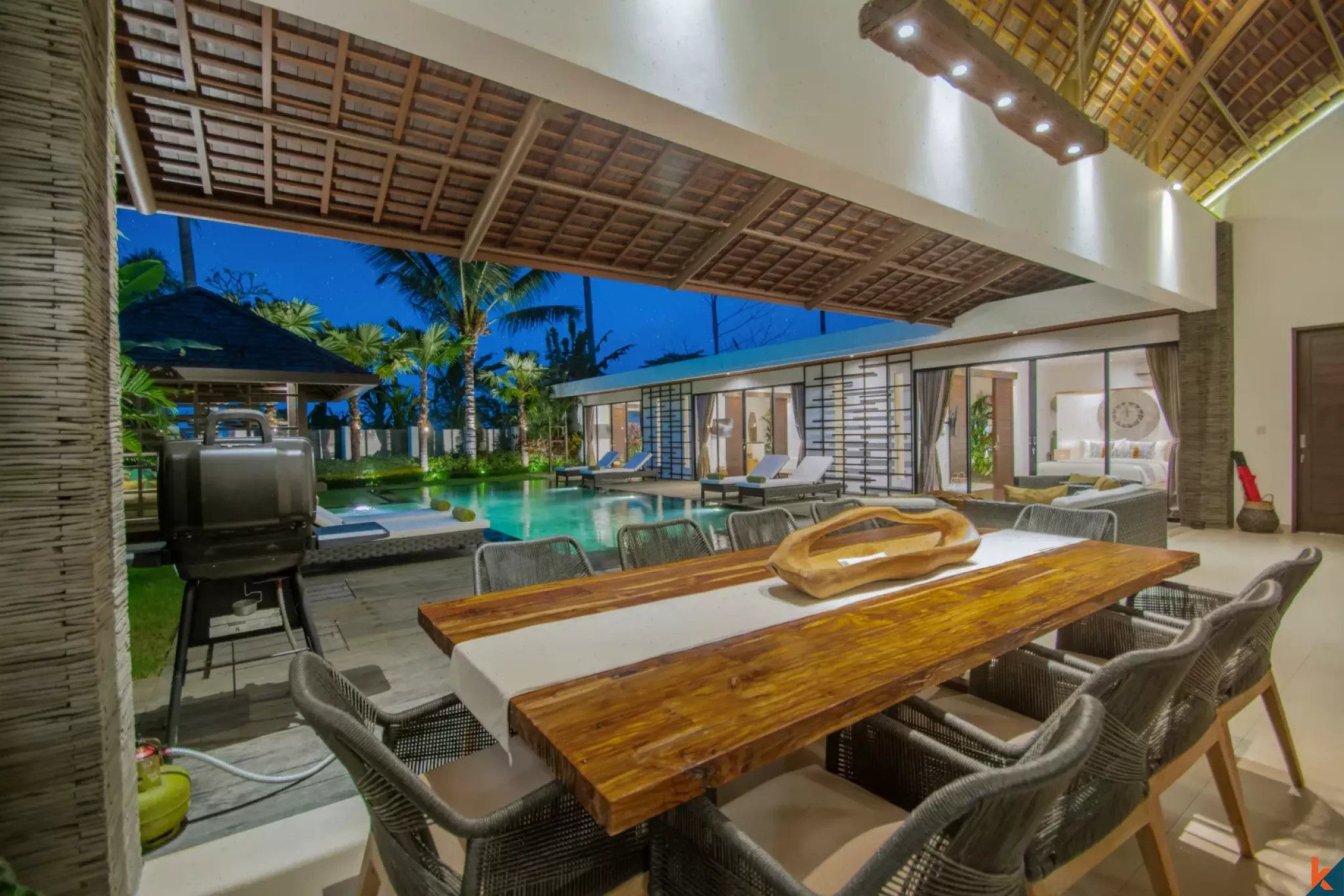 Villa de luxe de quatre chambres à louer à Ubud