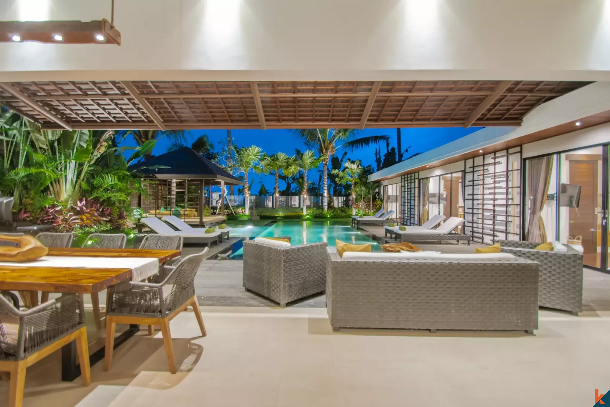 Villa de luxe de quatre chambres à louer à Ubud