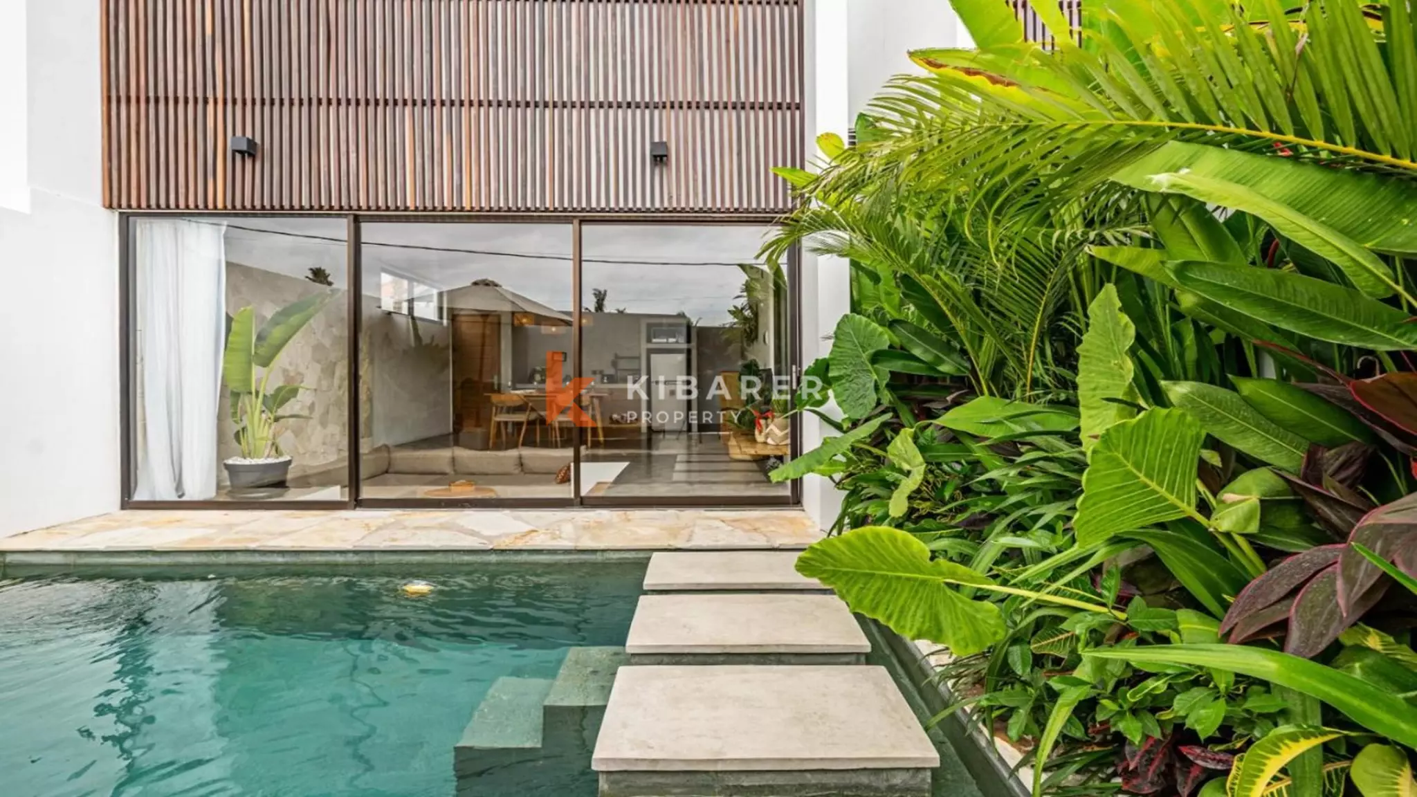 Contemporary One-Bedroom Pool Villa with Sunken Lounge in Canggu