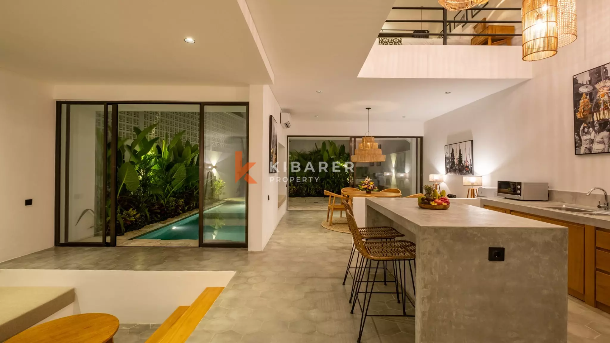 Elegant Tropical Two-Bedroom Pool Villa in Prime Canggu