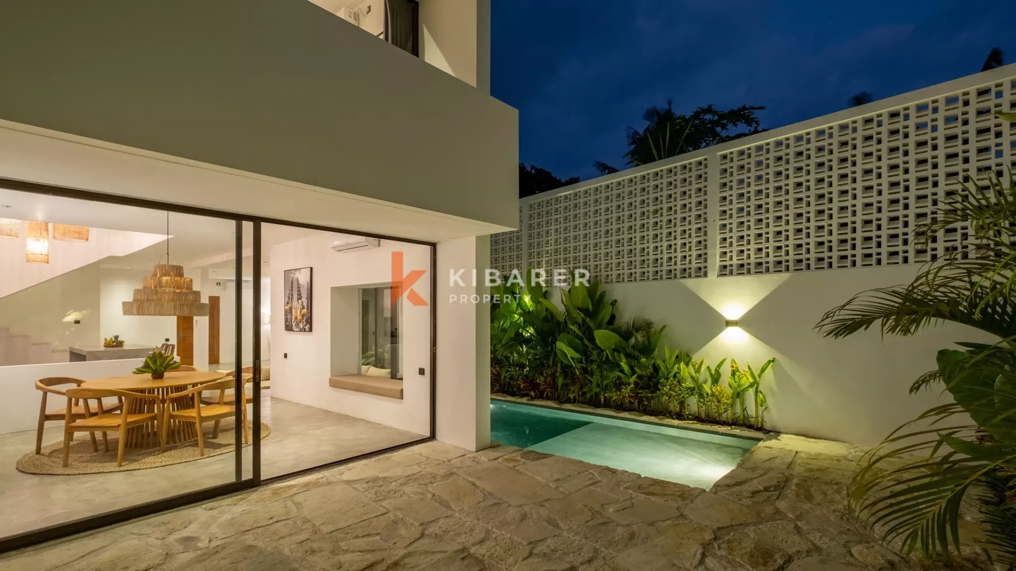 Elegant Tropical Two-Bedroom Pool Villa in Prime Canggu