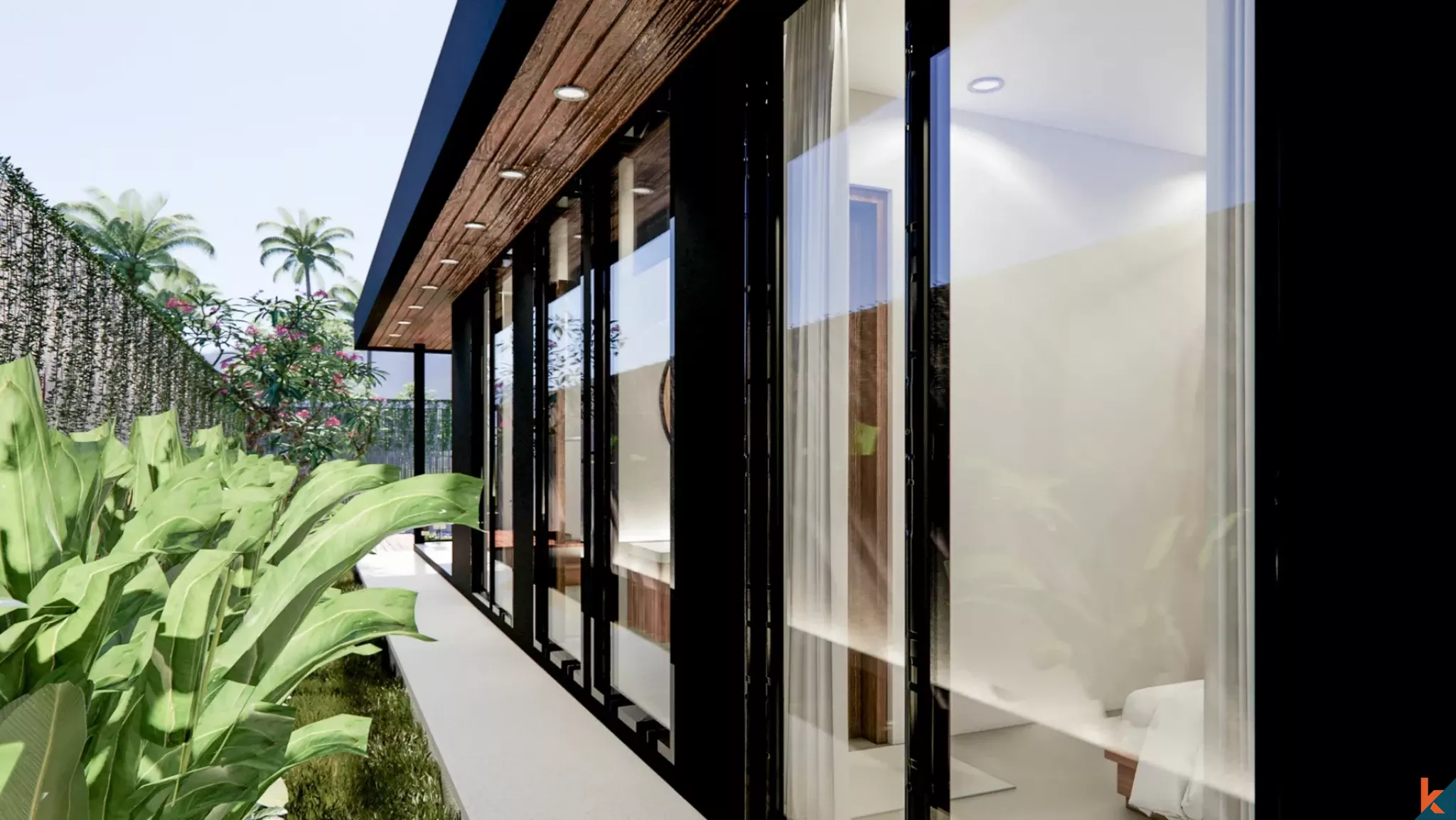 Properti dua kamar tidur hak sewa jangka panjang yang akan segera dibangun di area tenang Buduk (Selesai Mei 2026)