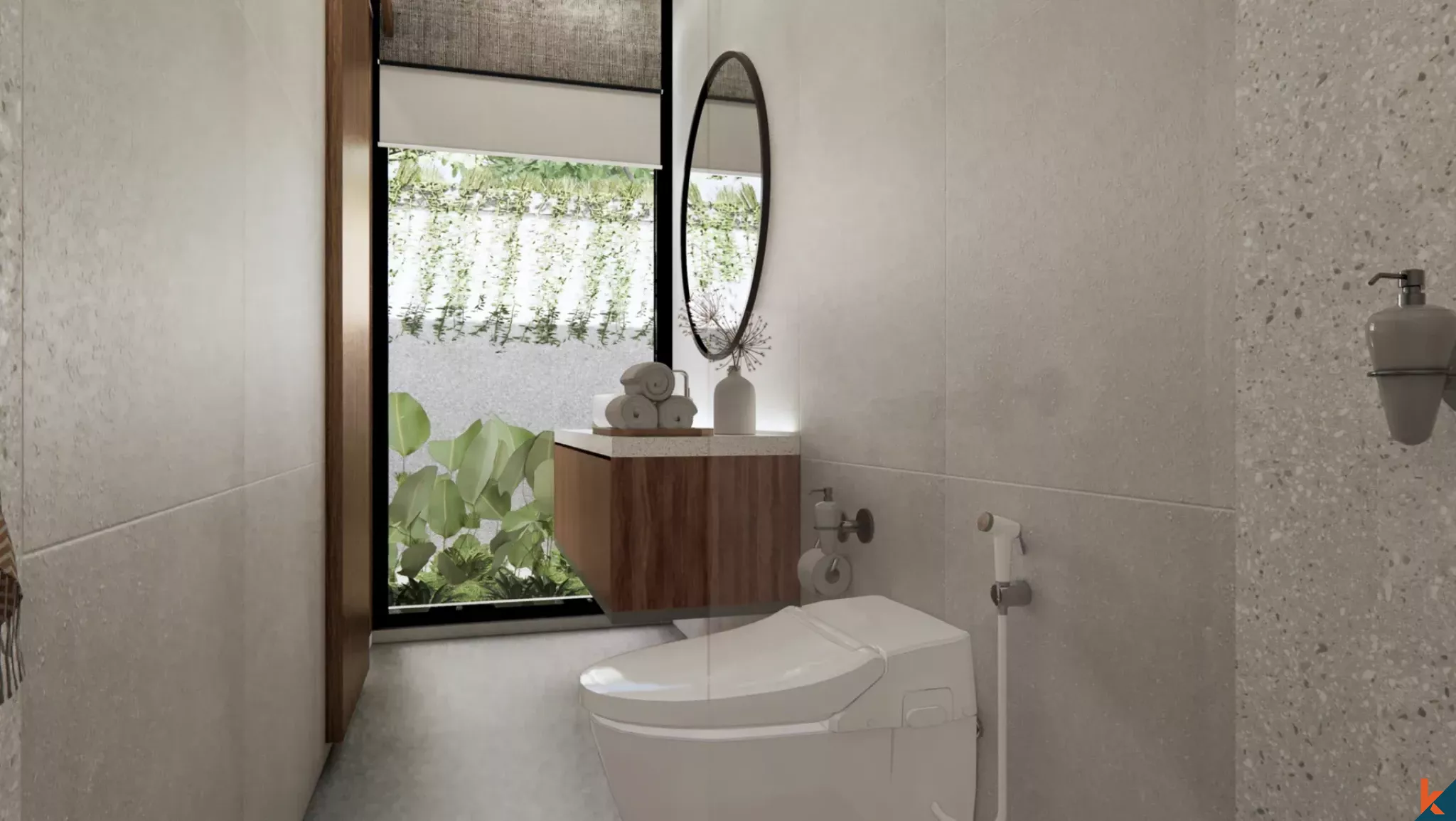 Properti dua kamar tidur hak sewa jangka panjang yang akan segera dibangun di area tenang Buduk (Selesai Mei 2026)