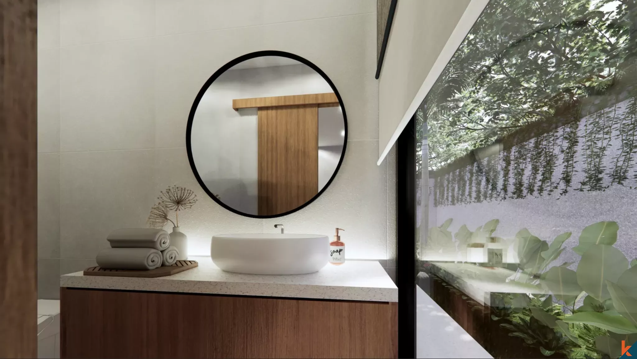 Properti dua kamar tidur hak sewa jangka panjang yang akan segera dibangun di area tenang Buduk (Selesai Mei 2026)