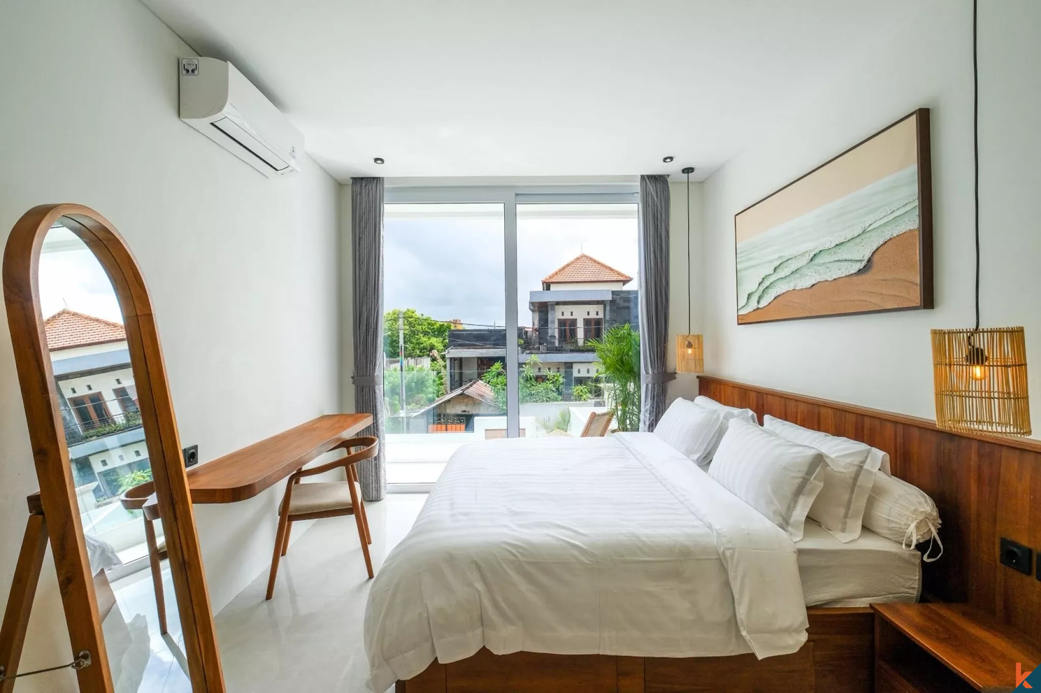 Vila sewa bergaya Mediterania dua kamar tidur baru di daerah Uluwatu