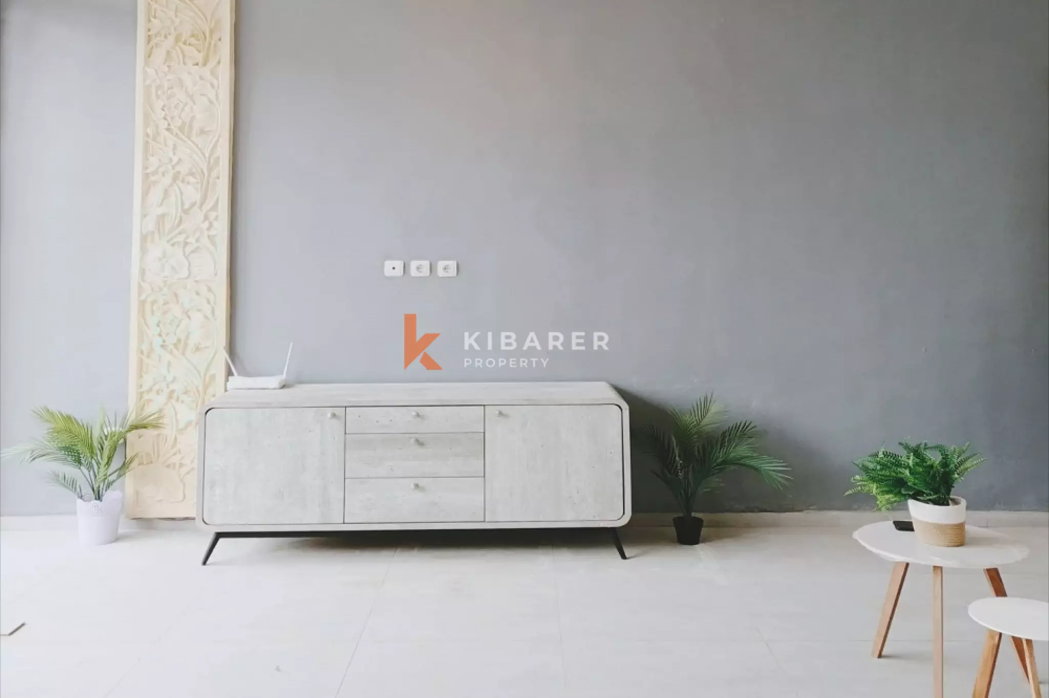 Semi Furnished Two-Bedrooms Vila Plus Additional Office Room in Jimbaran