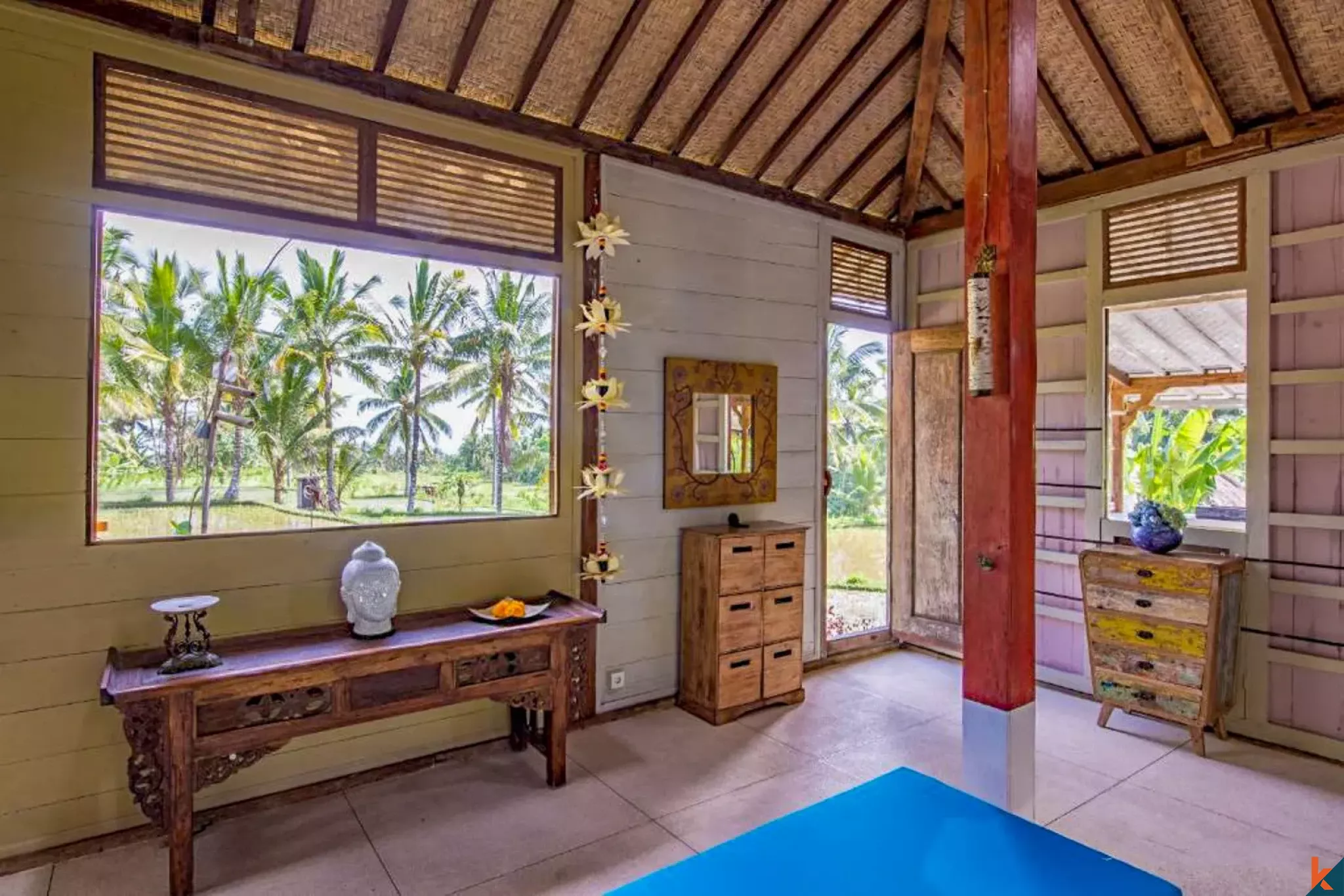 Amazing Seven Bedroom Leasehold Real Estate with Endless Rice Field Views in Ubud