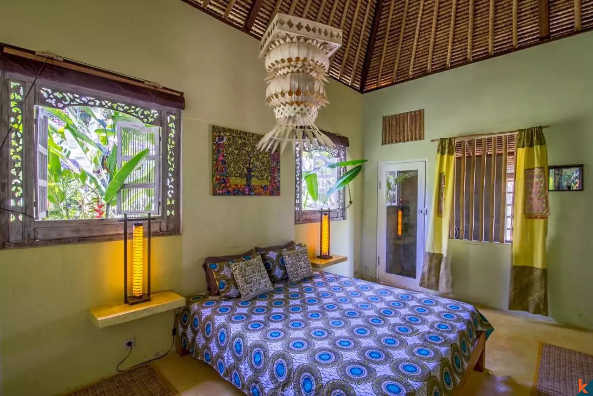 Amazing Seven Bedroom Leasehold Real Estate with Endless Rice Field Views in Ubud