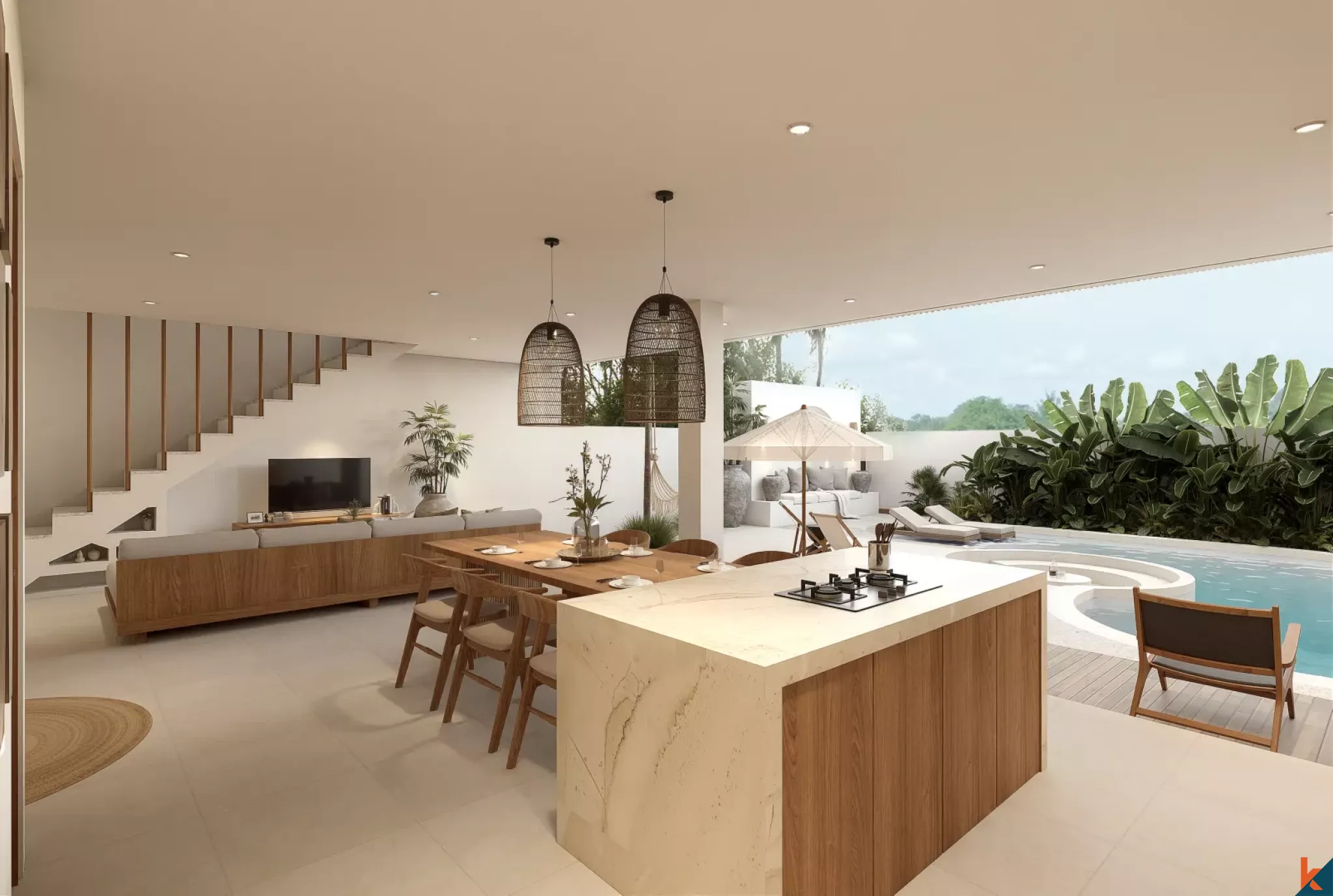 Luxurious Two Bedroom Villa with Amazing Ocean Views in Nusa Lembongan