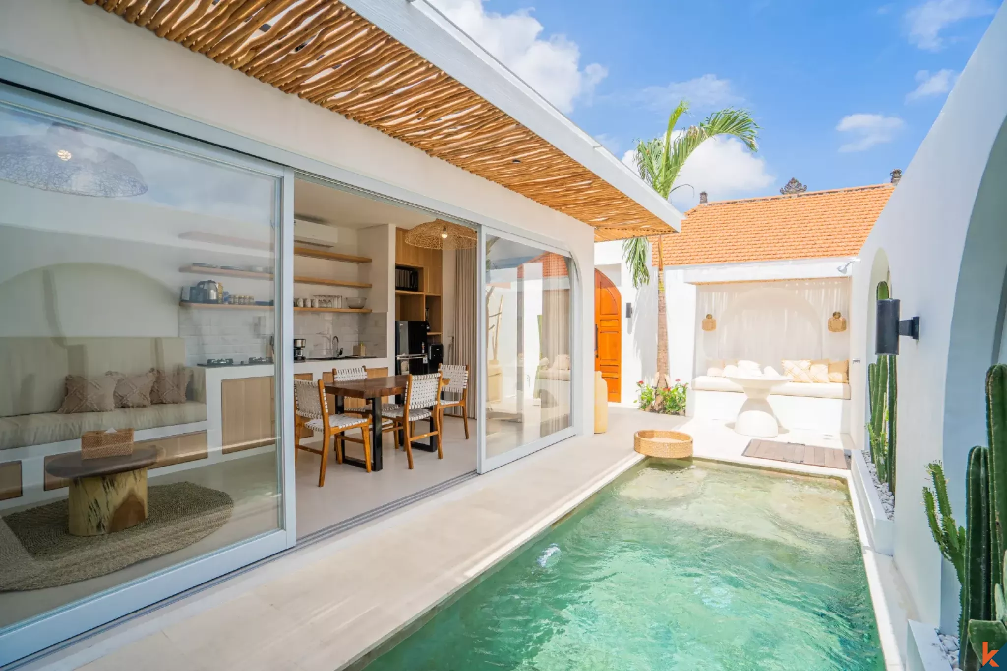 Villa Satu Kamar Tidur Potensi Tinggi Off-Plan untuk Disewakan di Kerobokan - Semer