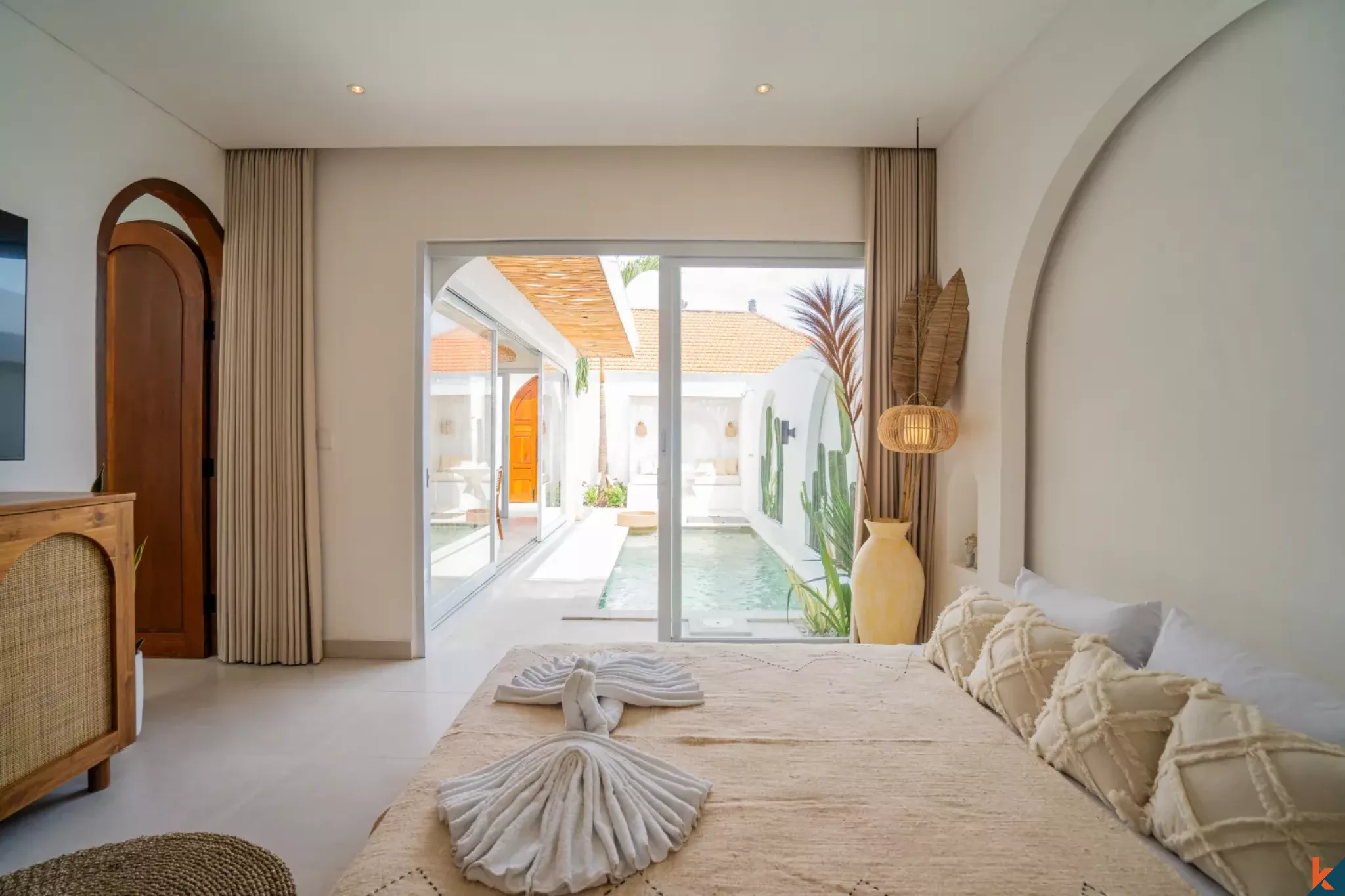 Villa Satu Kamar Tidur Potensi Tinggi Off-Plan untuk Disewakan di Kerobokan - Semer