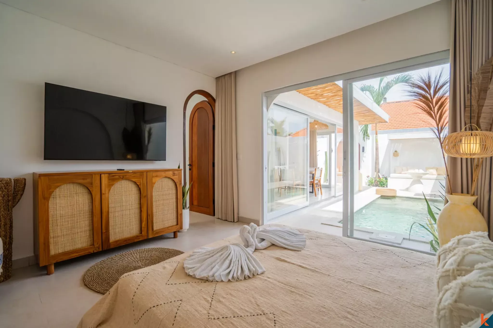 Villa Satu Kamar Tidur Potensi Tinggi Off-Plan untuk Disewakan di Kerobokan - Semer