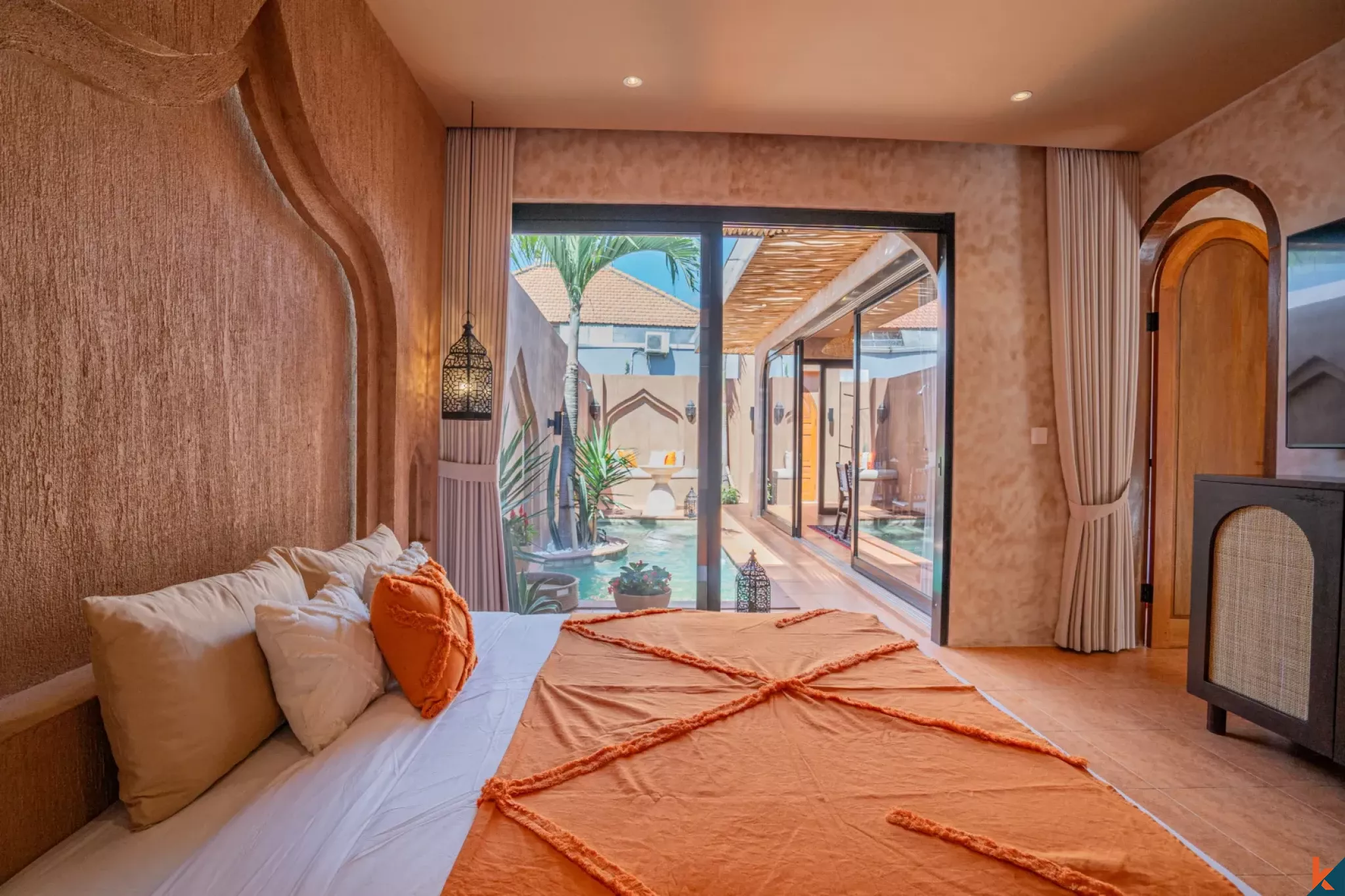 Investissement intelligent : villa d’une chambre en bail (leasehold) sur plan à Kerobokan – Semer