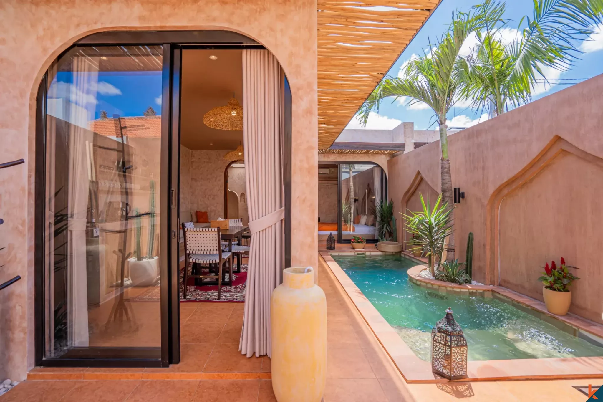 Investissement intelligent : villa d’une chambre en bail (leasehold) sur plan à Kerobokan – Semer