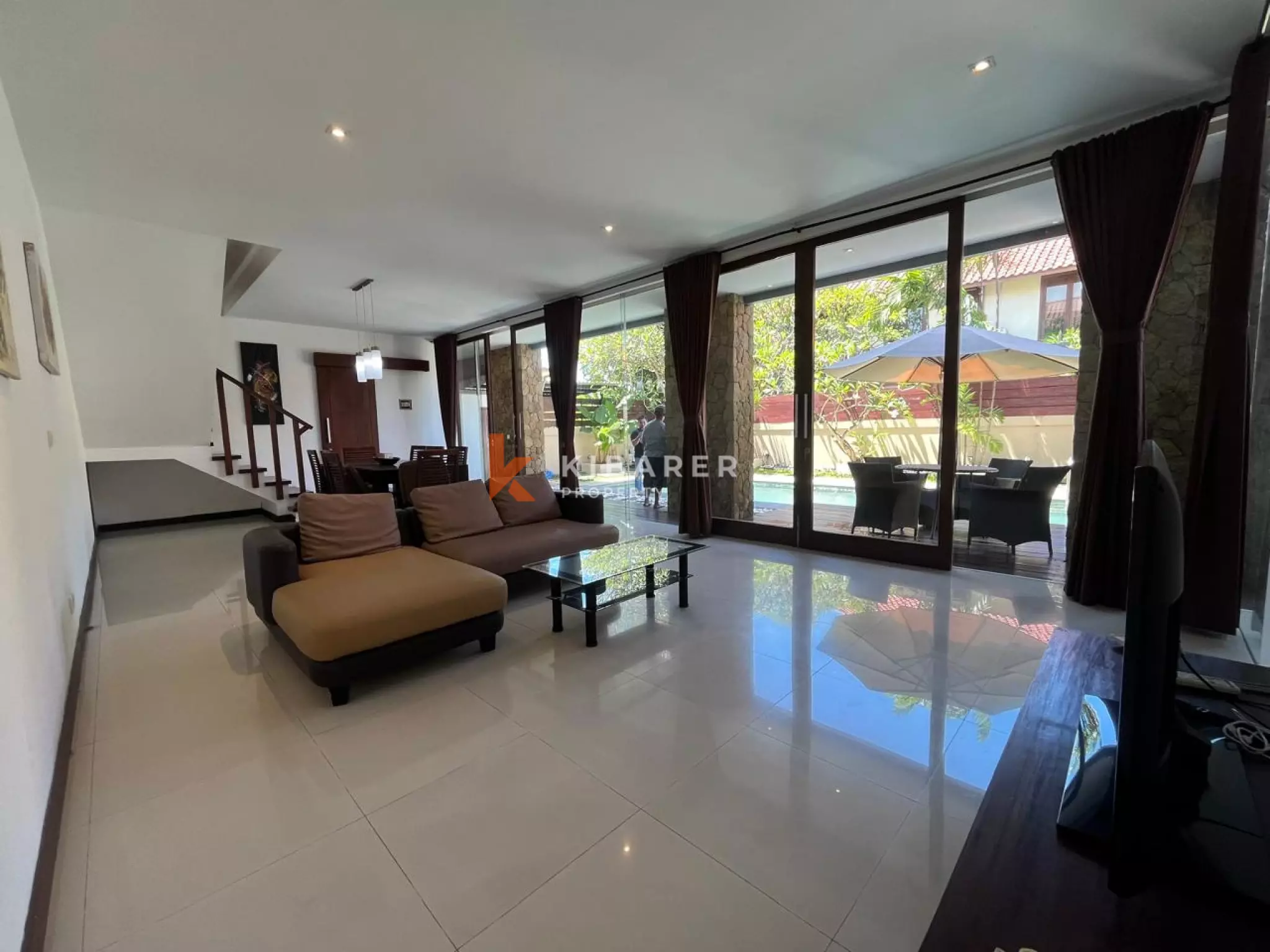 Charming Three-Bedroom Villa in Secure Complex of West Side Sanur