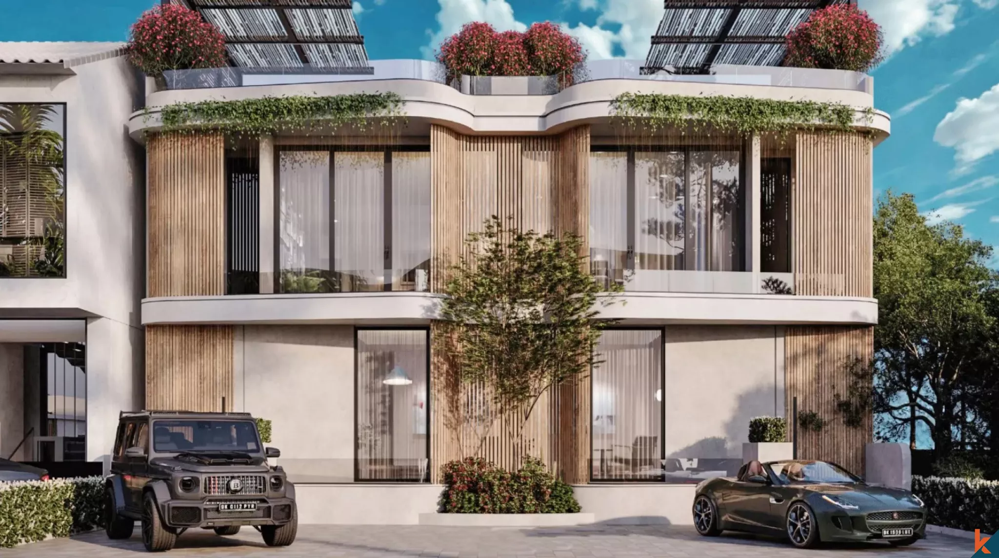 Three Bedroom Offplan Cliffside Villa for Lease with Unobstructed Ocean View in Uluwatu