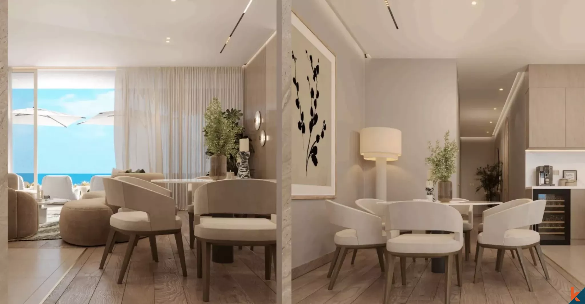 Three Bedroom Offplan Cliffside Villa for Lease with Unobstructed Ocean View in Uluwatu