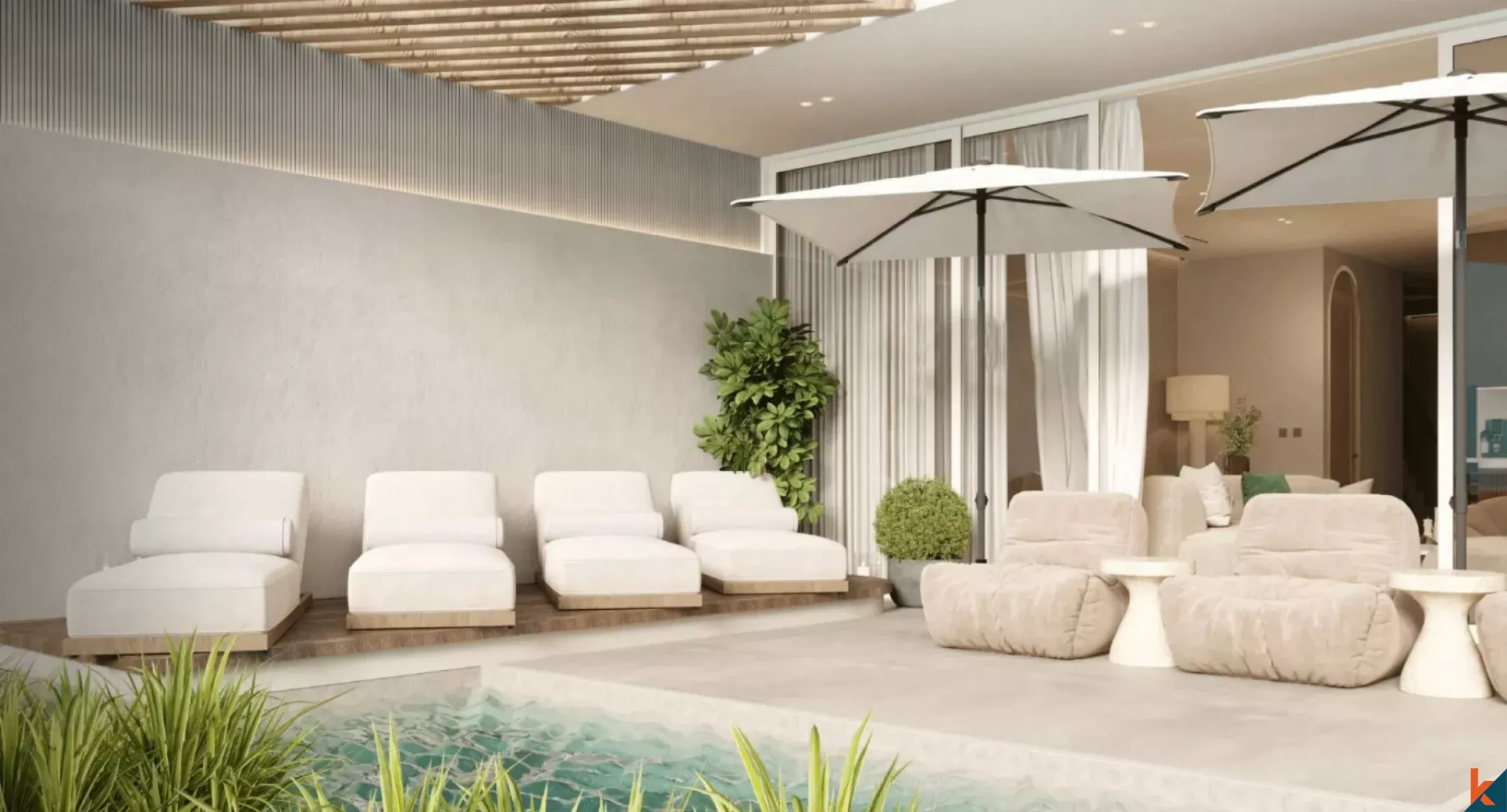 Three Bedroom Offplan Cliffside Villa for Lease with Unobstructed Ocean View in Uluwatu