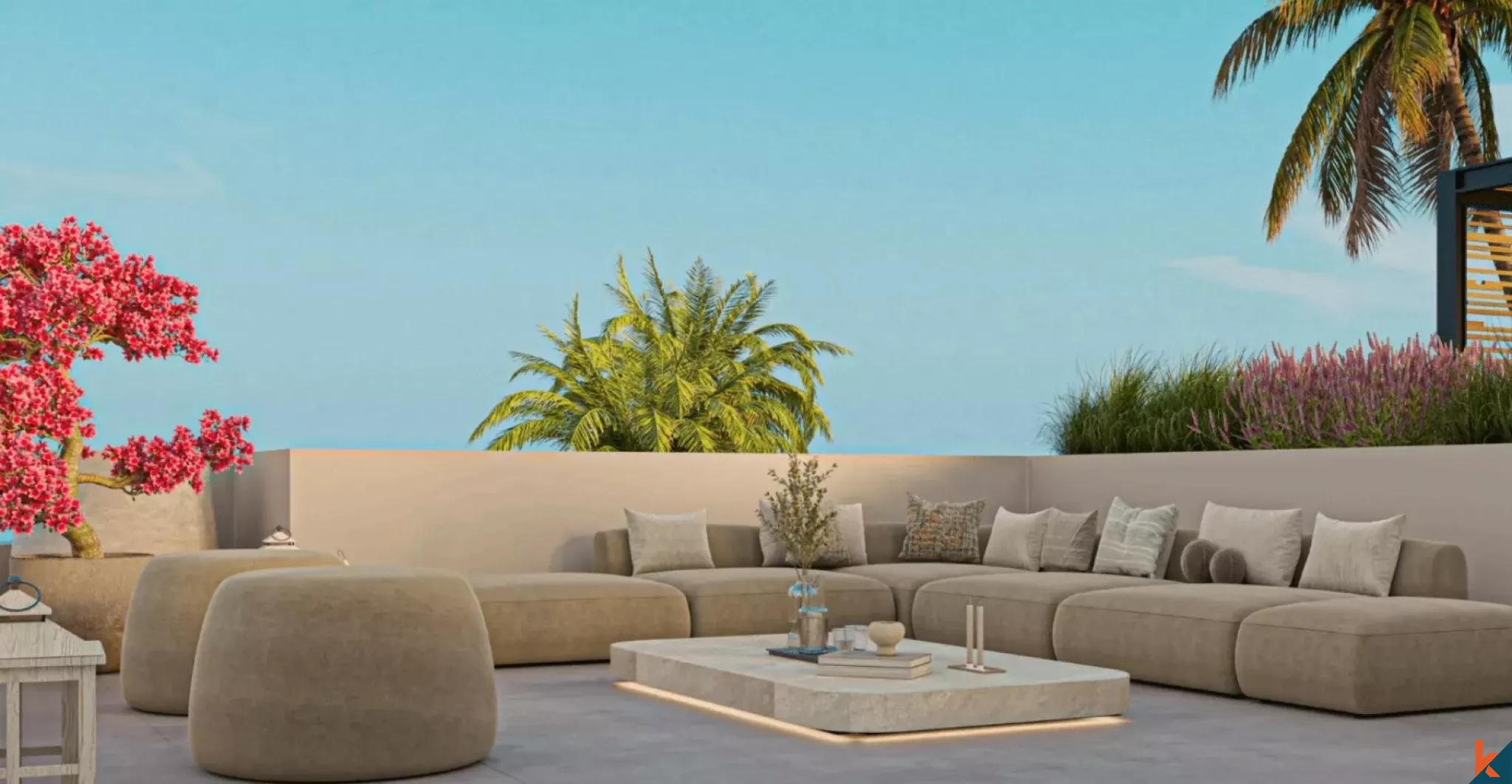 Three Bedroom Offplan Cliffside Villa for Lease with Unobstructed Ocean View in Uluwatu