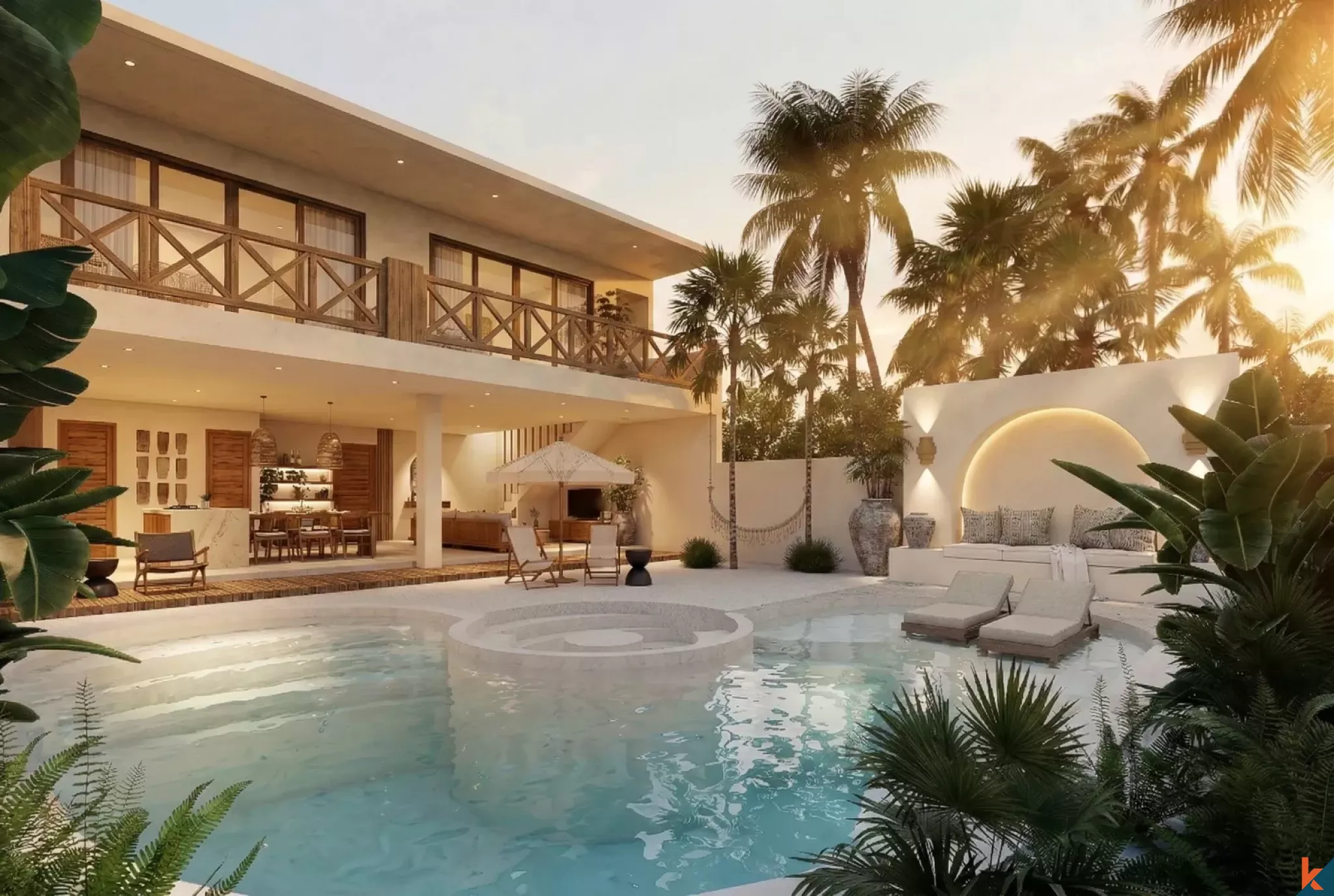 Luxurious Off Plan Two Bedroom Villa with Amazing Ocean Views in Nusa Lembongan