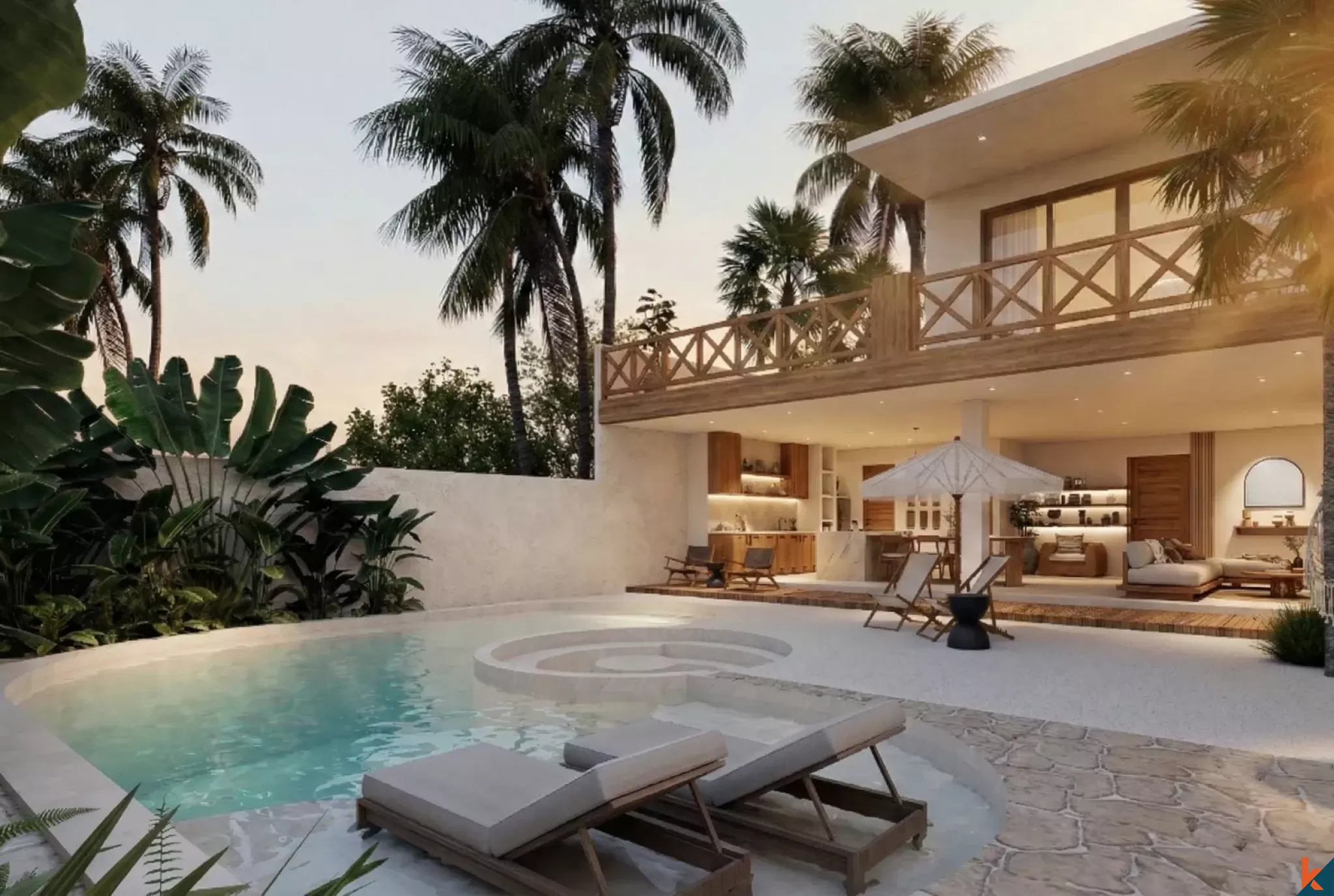 Luxurious Off Plan Two Bedroom Villa with Amazing Ocean Views in Nusa Lembongan