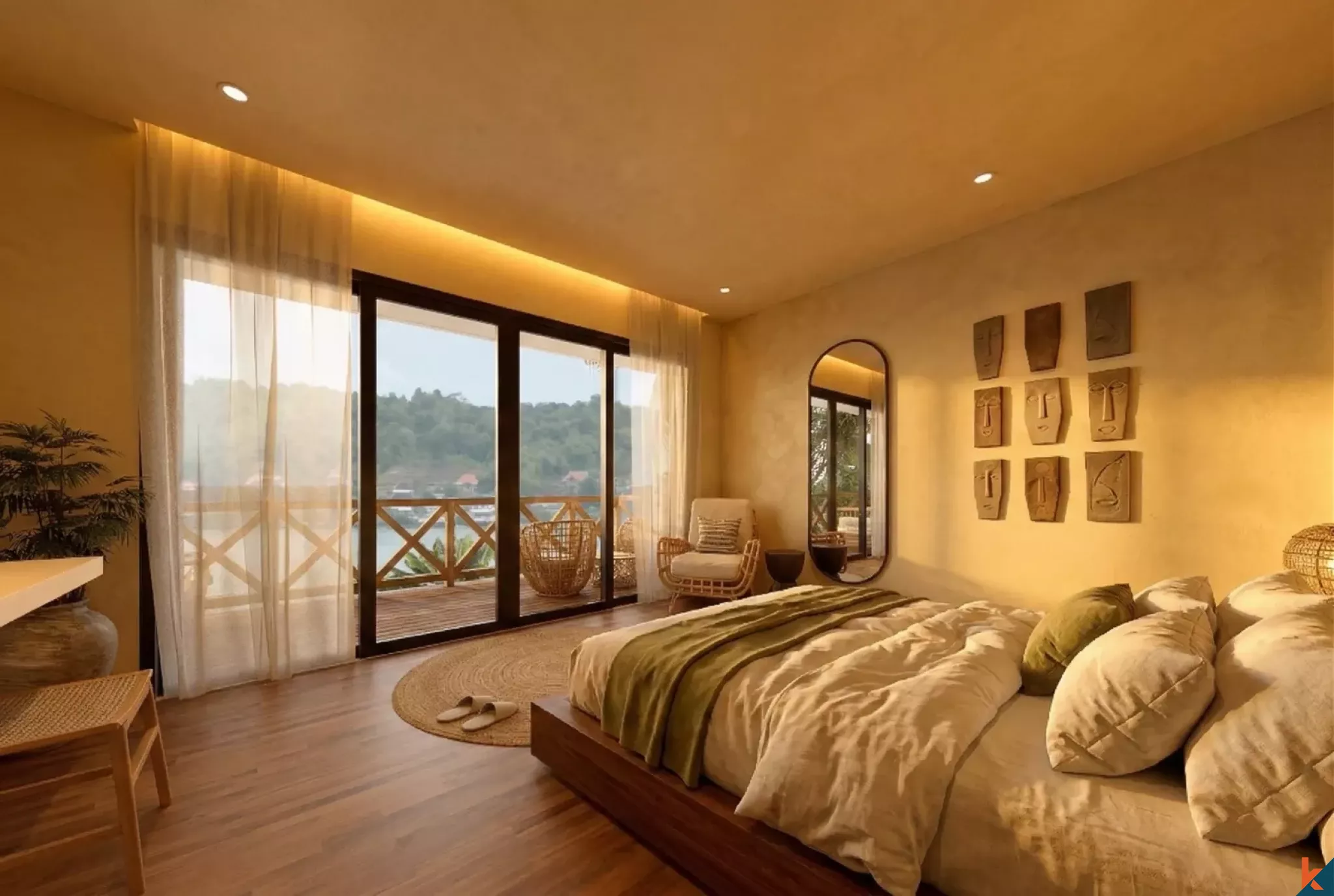 Luxurious Off Plan Two Bedroom Villa with Amazing Ocean Views in Nusa Lembongan