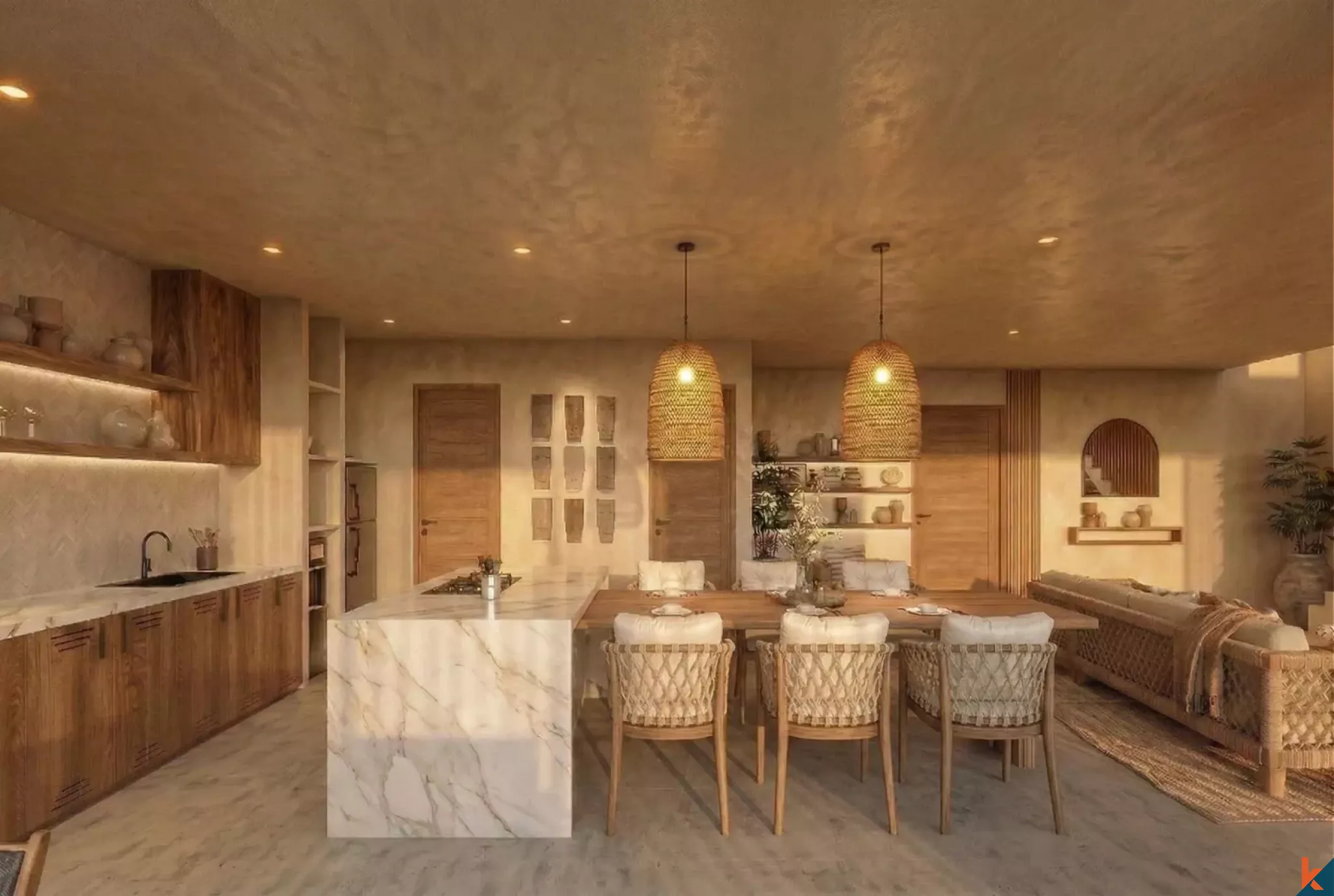 Luxurious Off Plan Two Bedroom Villa with Amazing Ocean Views in Nusa Lembongan