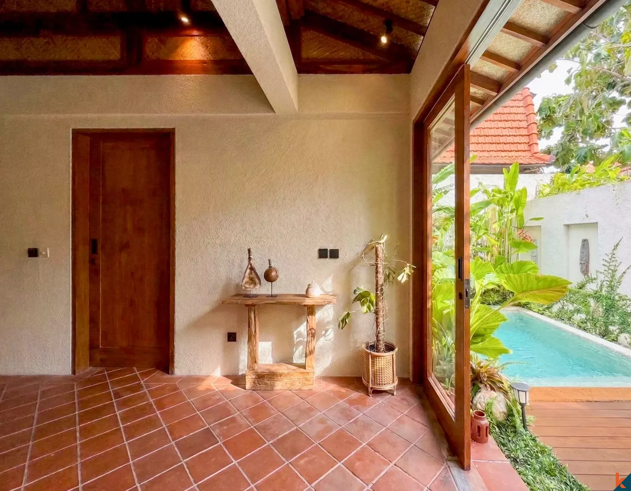 Villa satu kamar tidur baru untuk disewa dengan sentuhan Joglo di Uluwatu