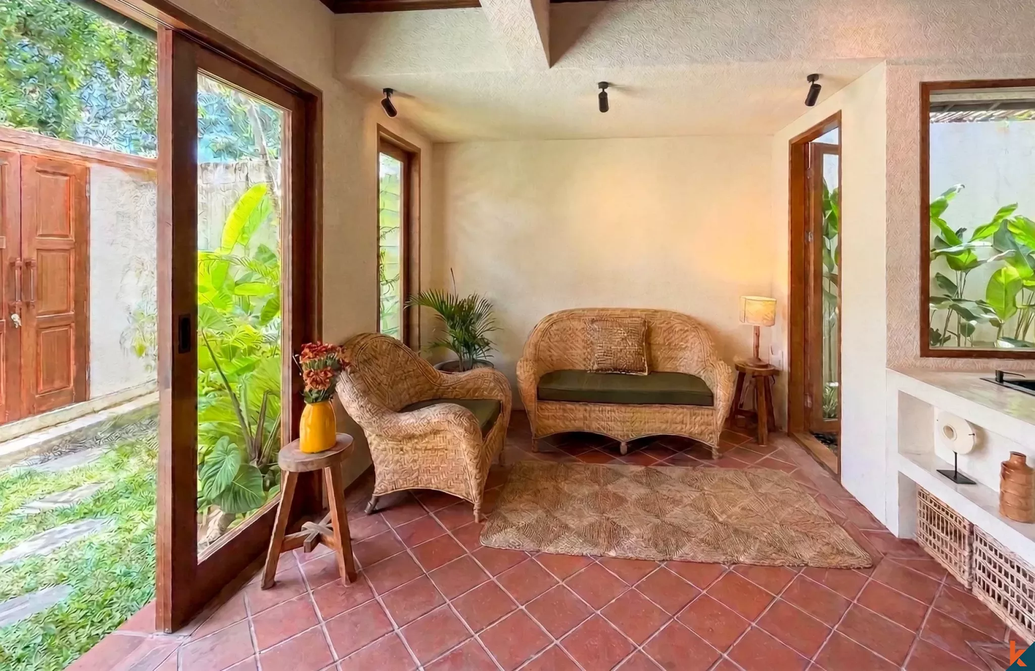 Villa satu kamar tidur baru untuk disewa dengan sentuhan Joglo di Uluwatu