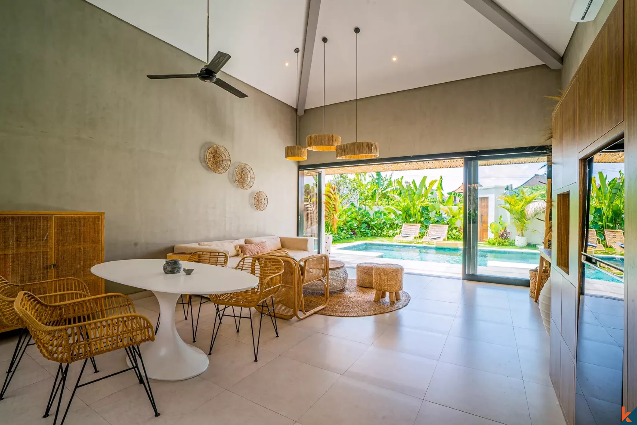 Modern Off-Plan Two Bedroom Leasehold Villa in Kerobokan - Semer