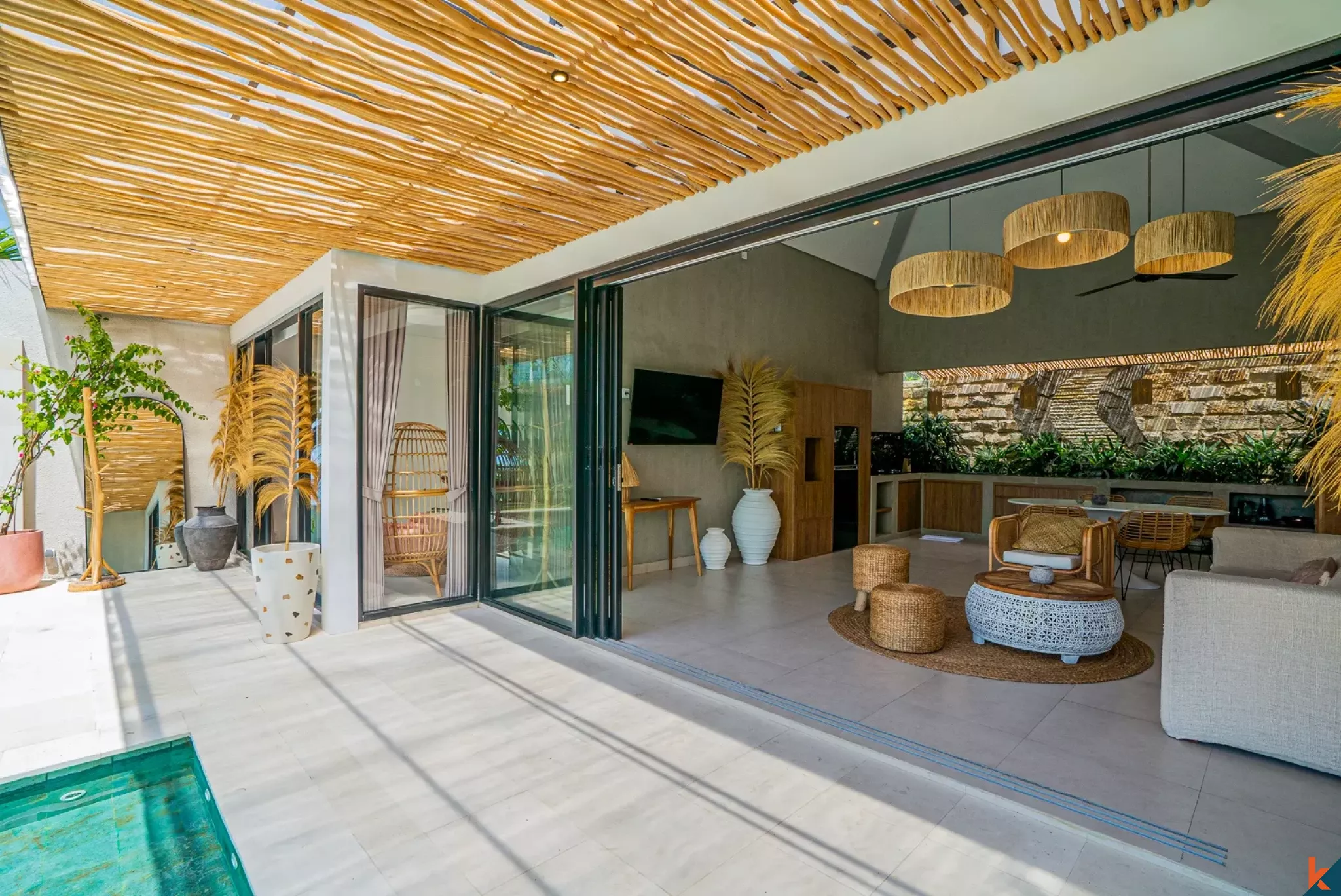 Modern Off-Plan Two Bedroom Leasehold Villa in Kerobokan - Semer