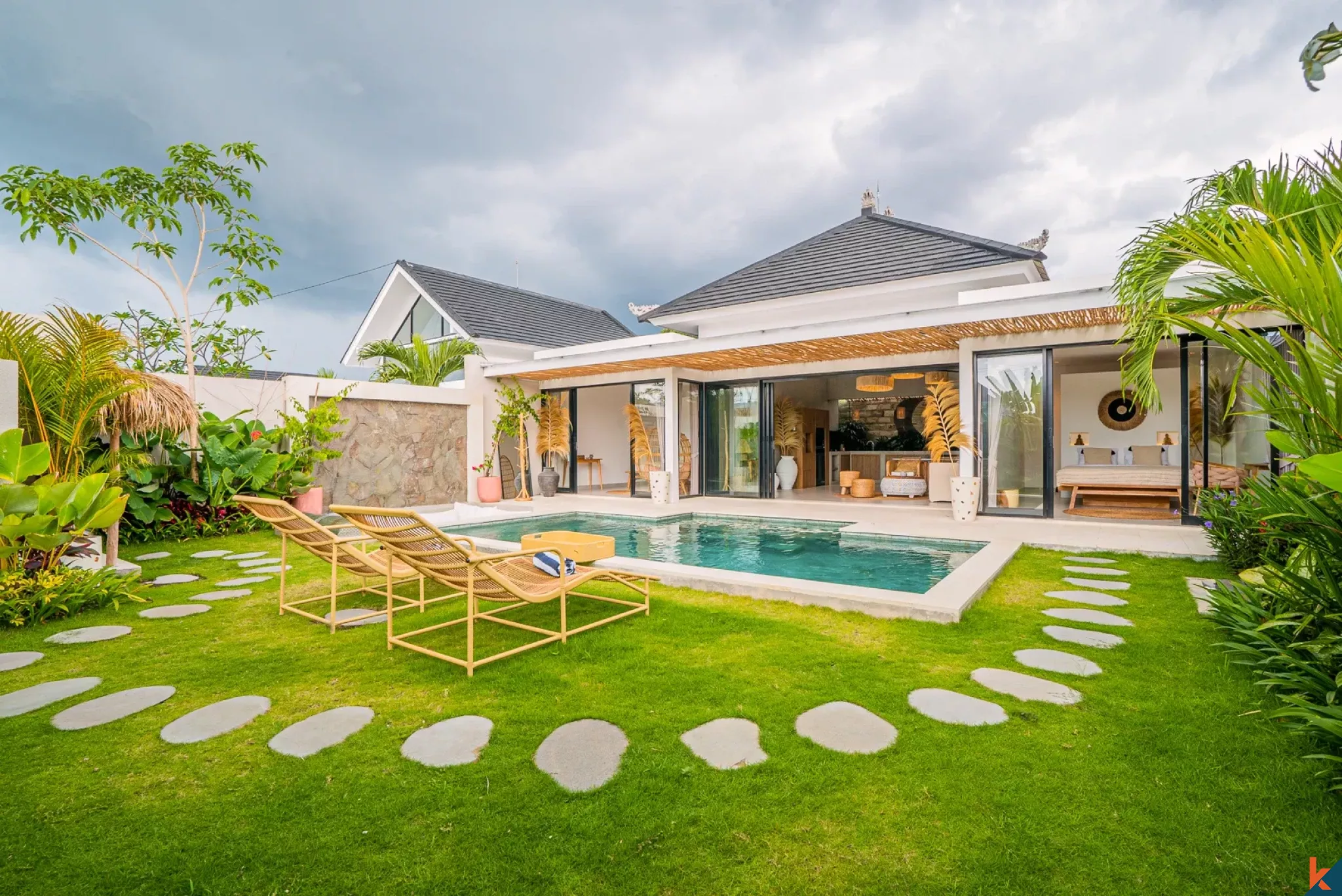 Modern Off-Plan Two Bedroom Leasehold Villa in Kerobokan - Semer