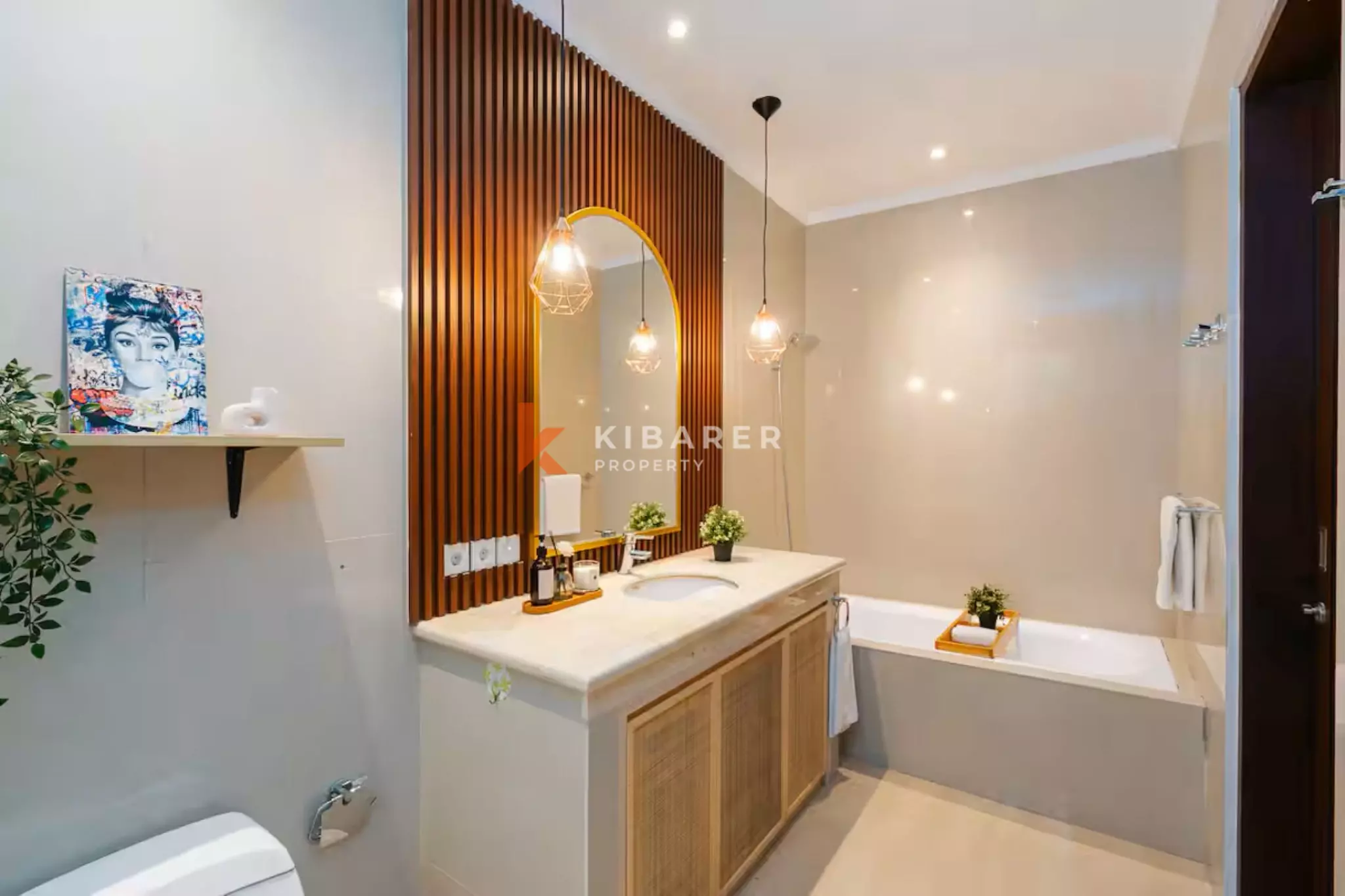 Villa Dua Kamar Tidur dengan Kolam Renang di Lokasi Strategis – Berjalan Kaki ke Pantai Atlas & Berawa