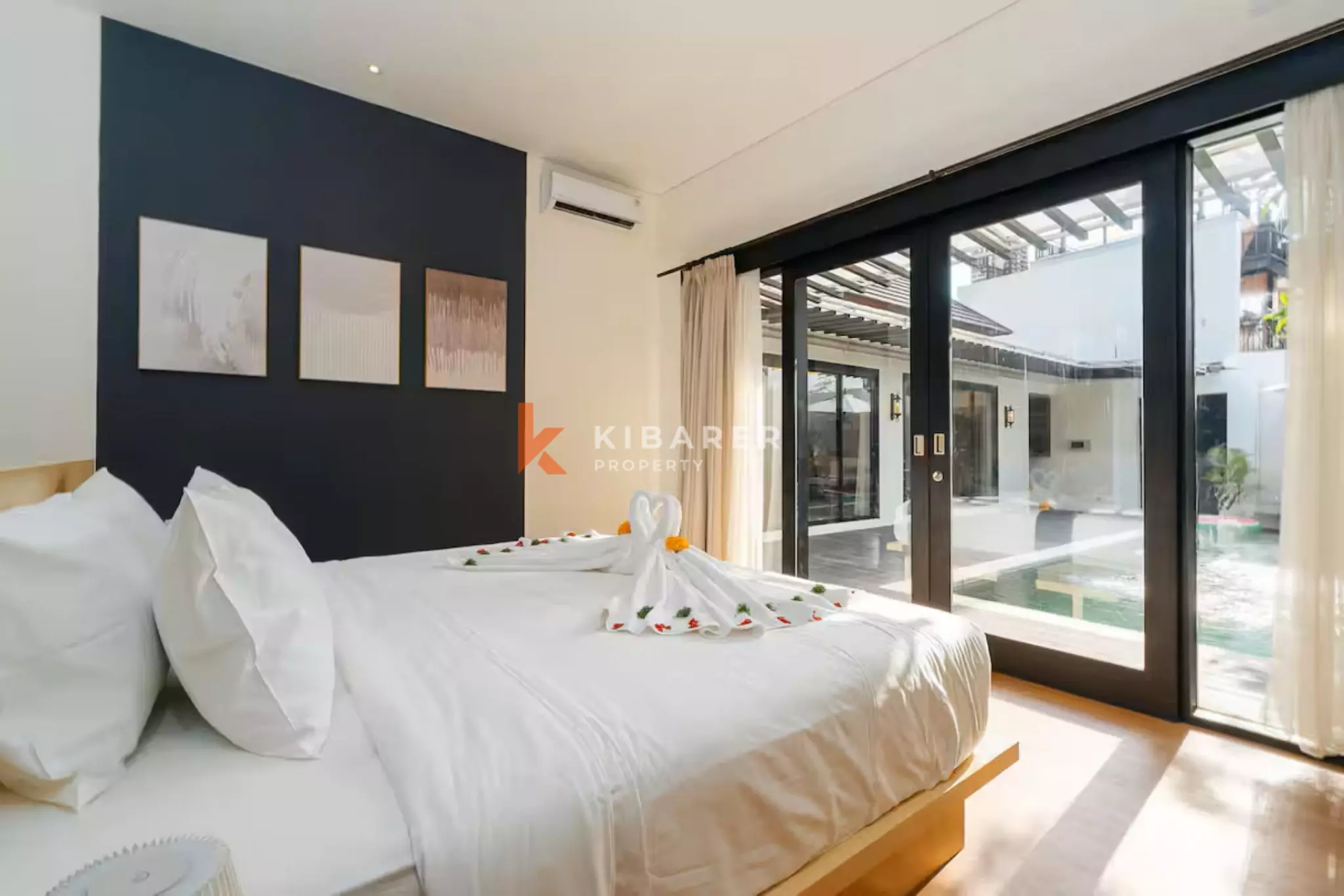 Villa Dua Kamar Tidur dengan Kolam Renang di Lokasi Strategis – Berjalan Kaki ke Pantai Atlas & Berawa