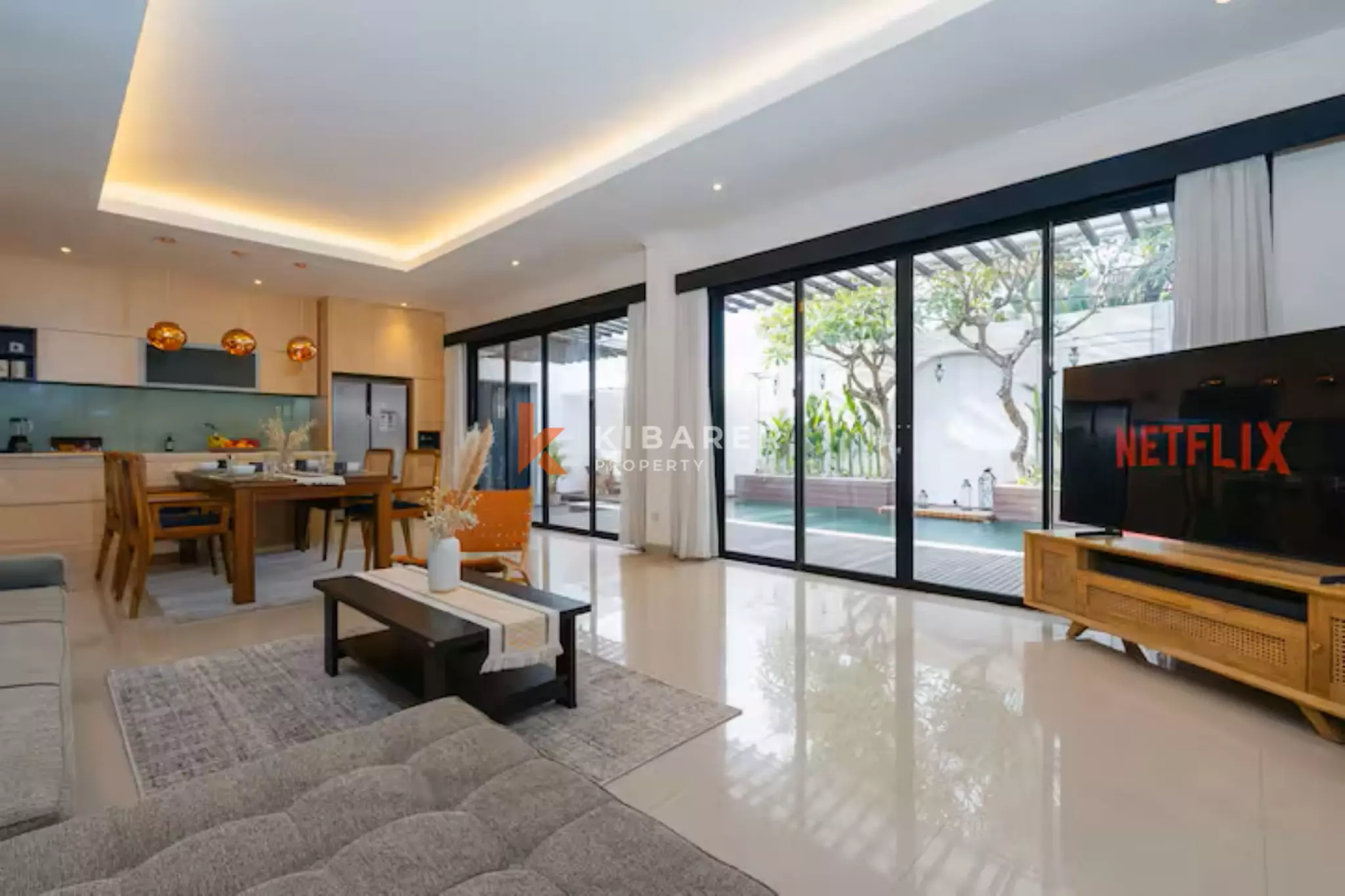 Villa Dua Kamar Tidur dengan Kolam Renang di Lokasi Strategis – Berjalan Kaki ke Pantai Atlas & Berawa