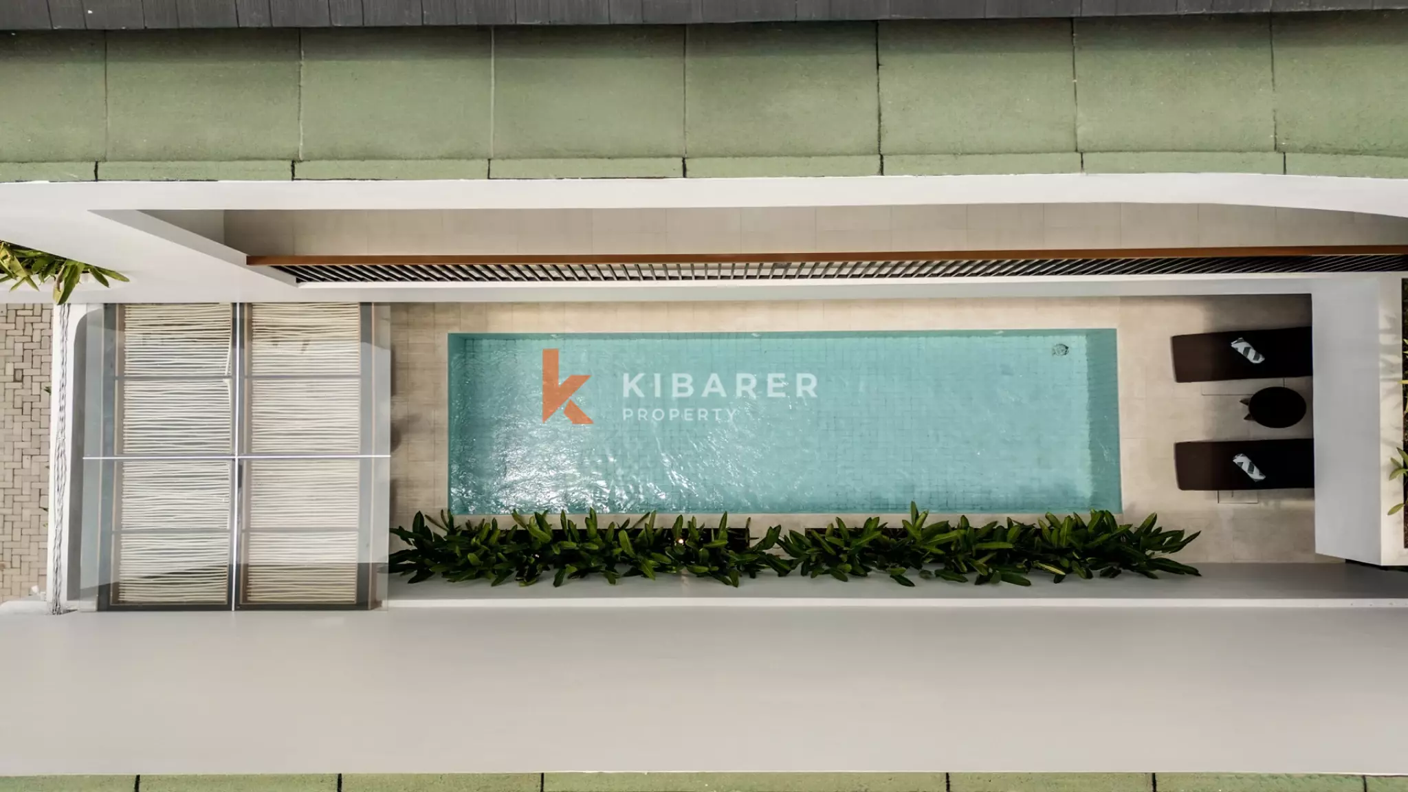 Vila Kolam Renang Tiga Kamar Tidur Bergaya Kontemporer yang Elegan di Canggu