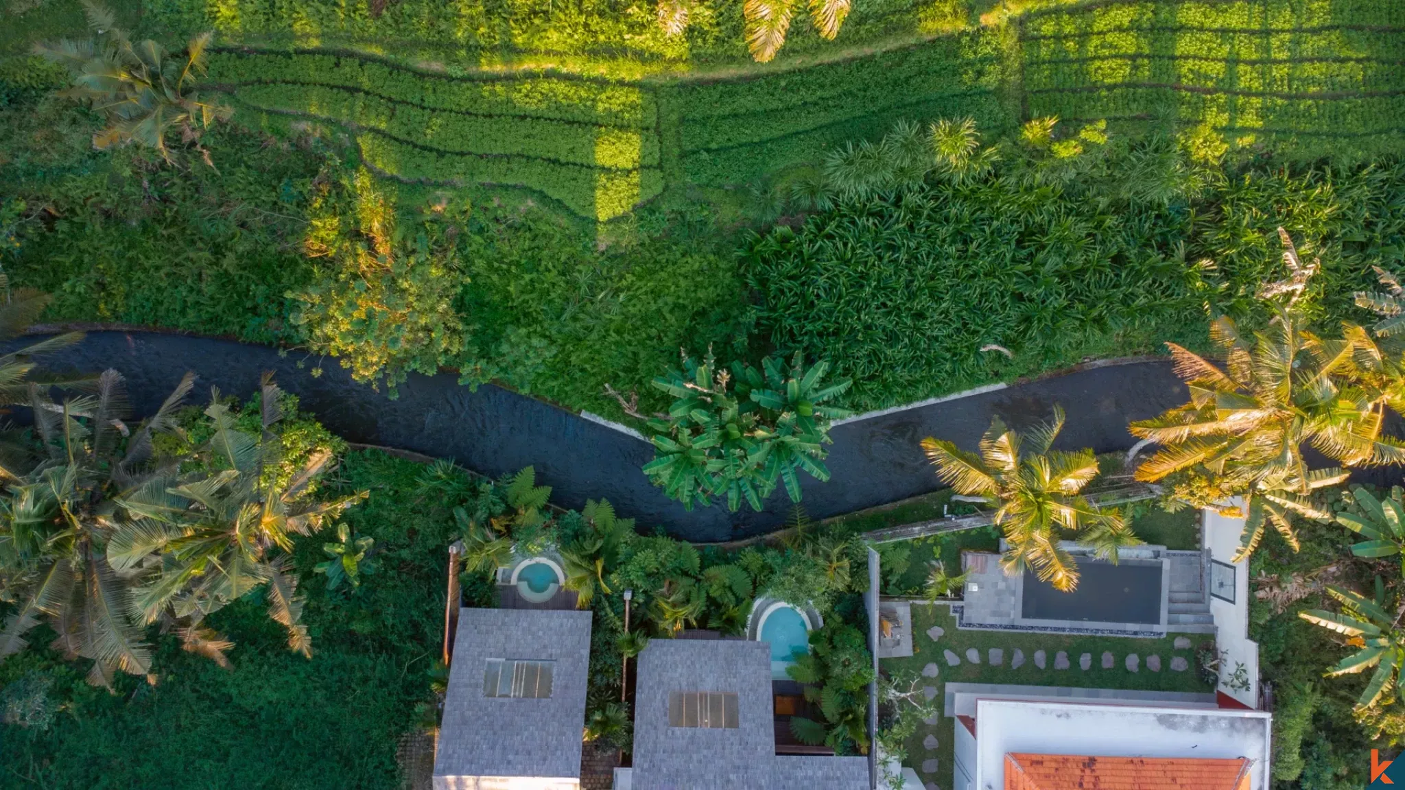 Nouvelle villa écologique de deux chambres en location à Ubud – Sayan