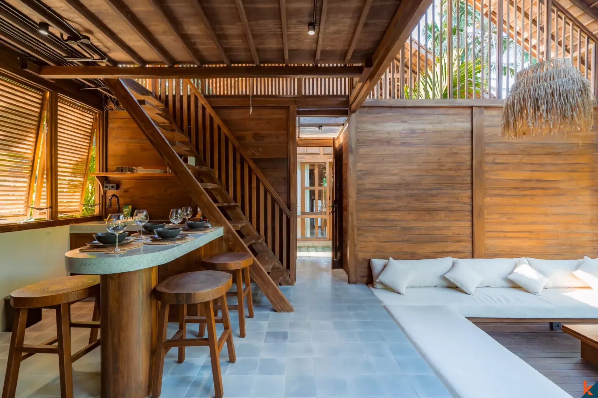 Nouvelle villa écologique de deux chambres en location à Ubud – Sayan