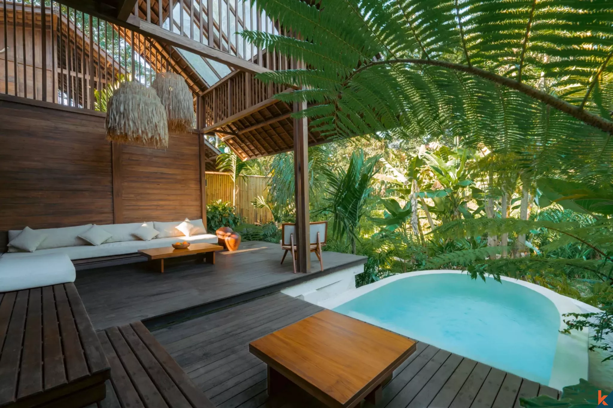 Nouvelle villa écologique de deux chambres en location à Ubud – Sayan
