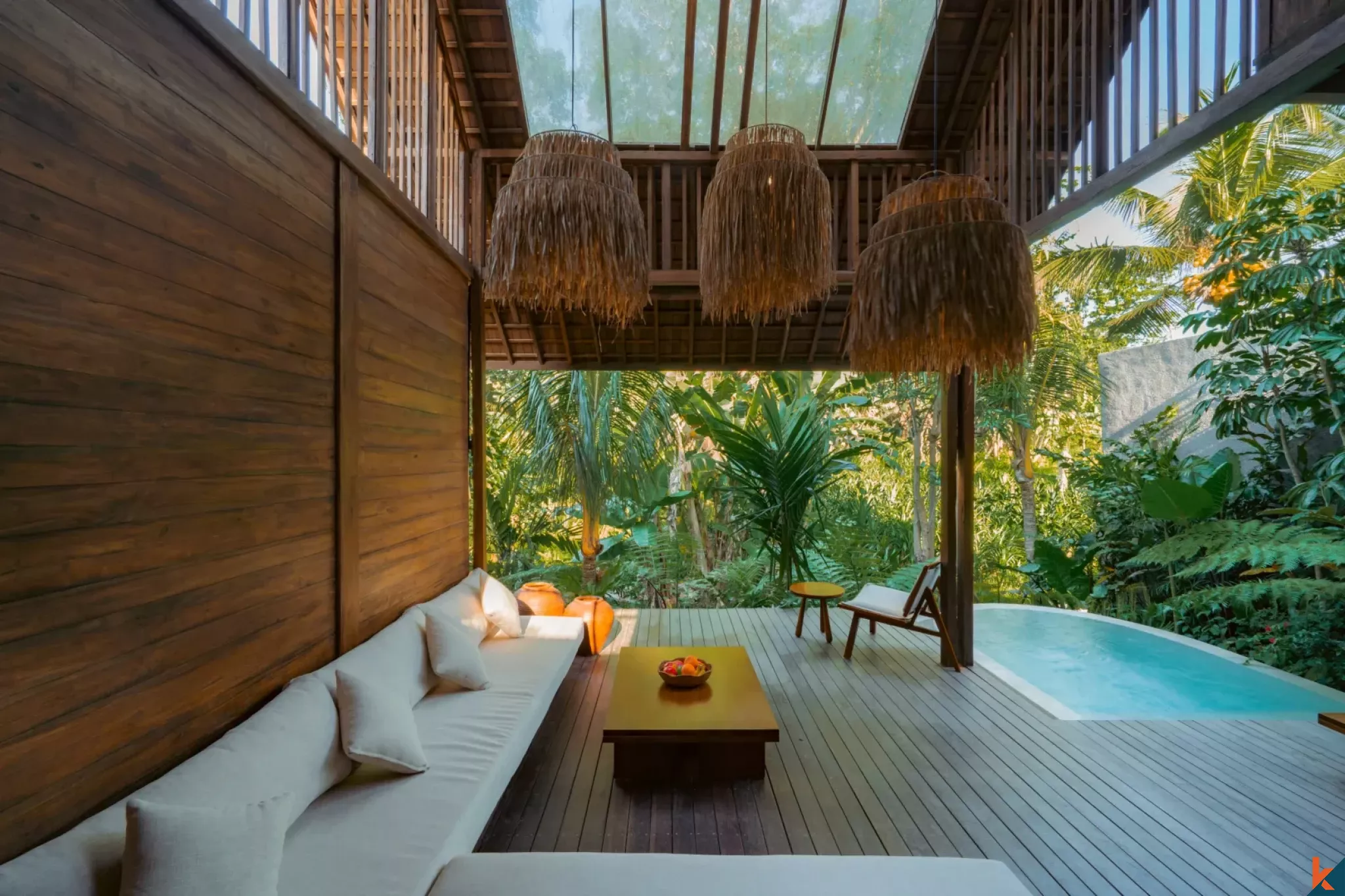 Nouvelle villa écologique de deux chambres en location à Ubud – Sayan