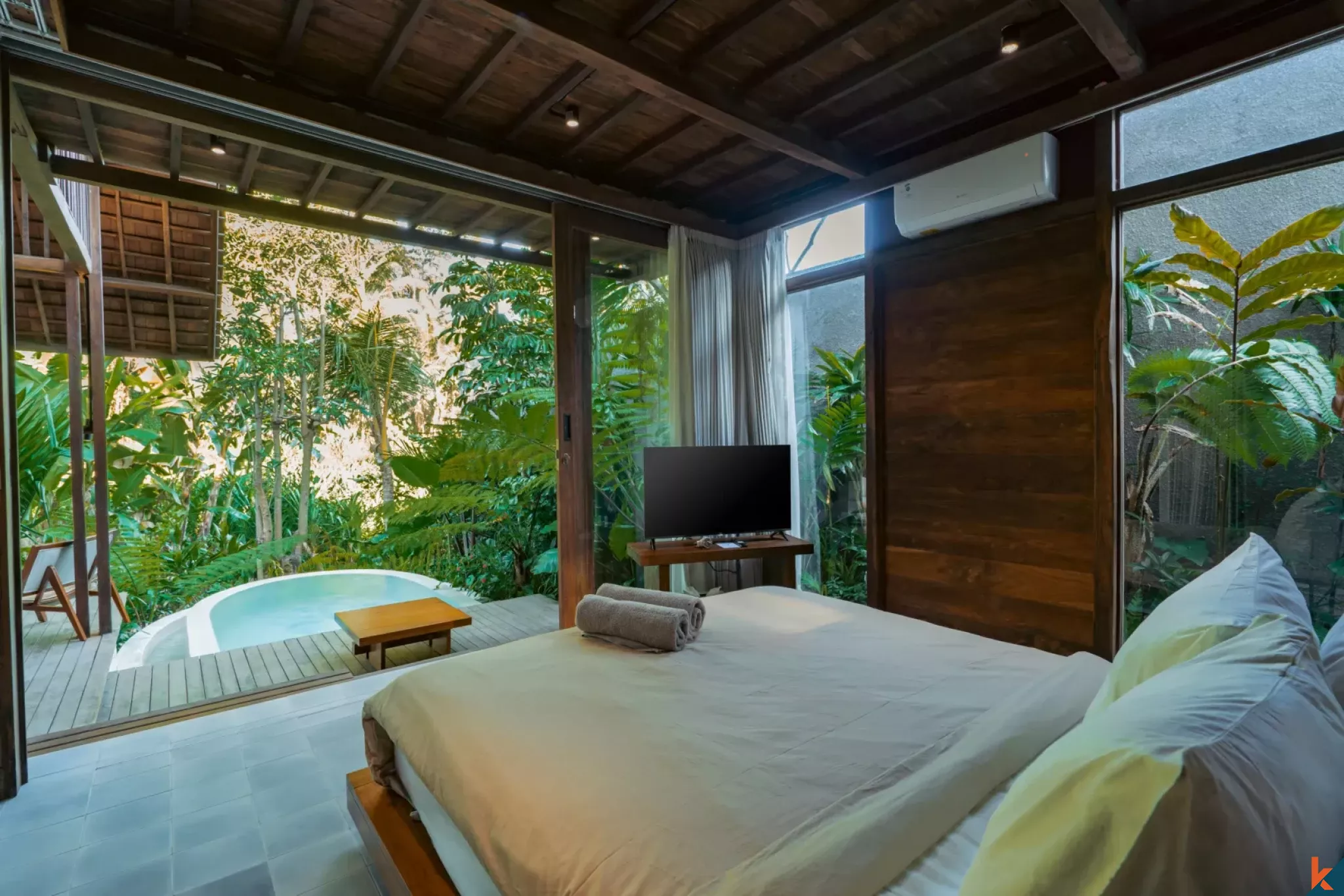Nouvelle villa écologique de deux chambres en location à Ubud – Sayan