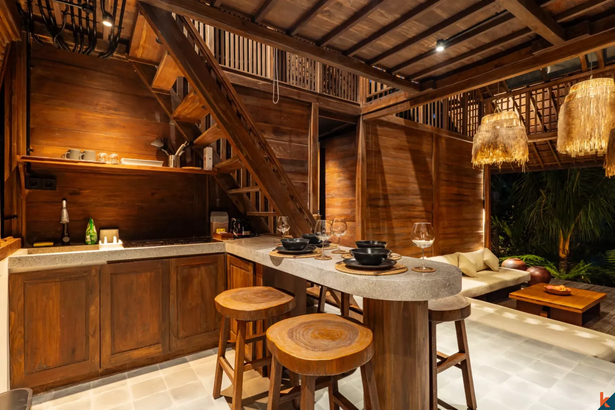 Nouvelle villa écologique de deux chambres en location à Ubud – Sayan