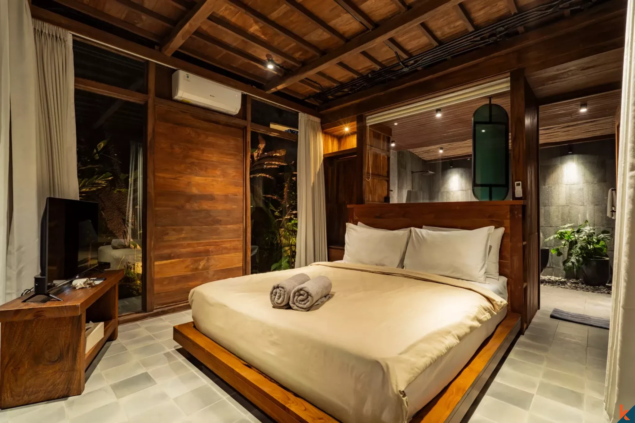 Nouvelle villa écologique de deux chambres en location à Ubud – Sayan