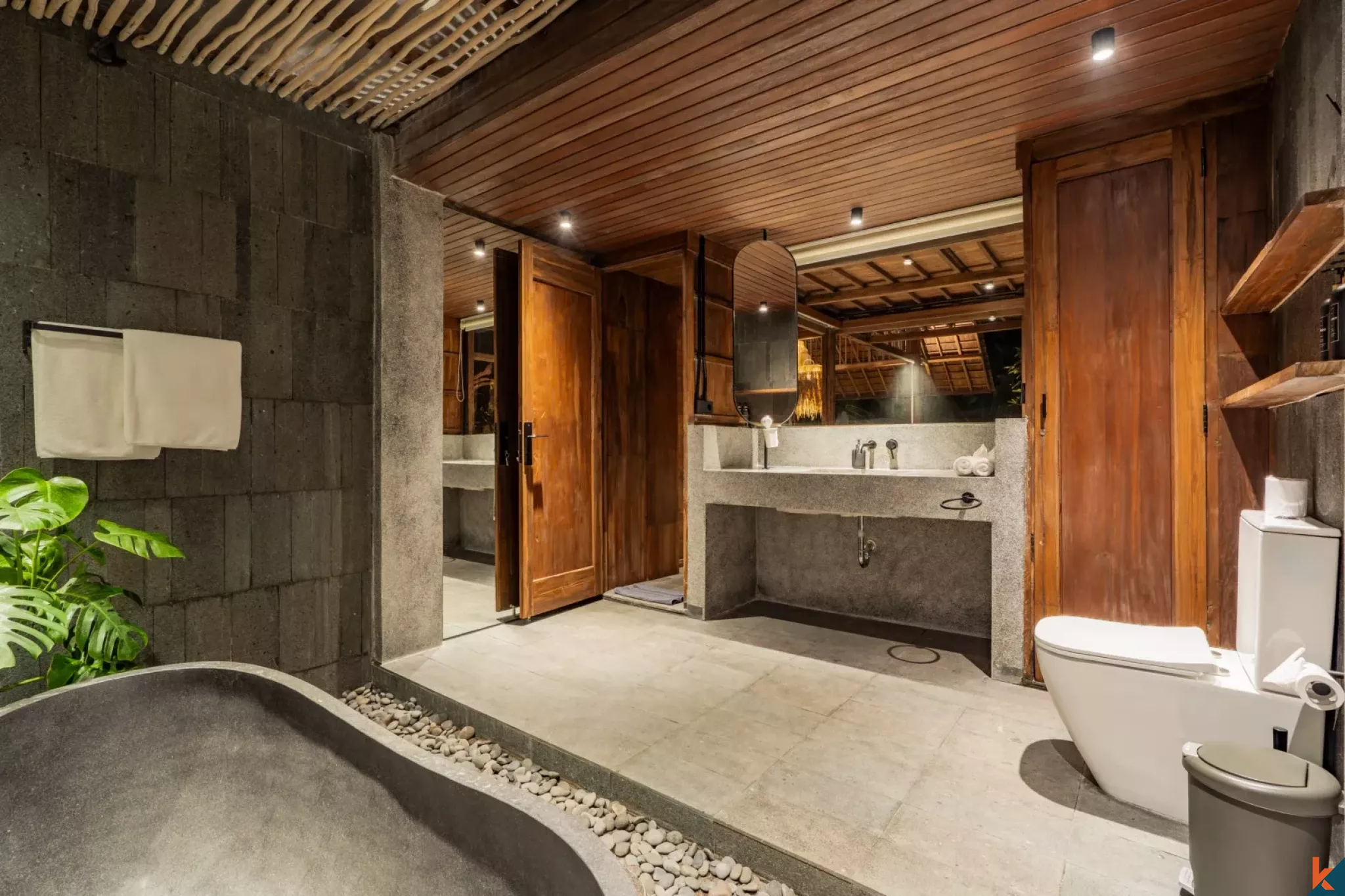 Nouvelle villa écologique de deux chambres en location à Ubud – Sayan