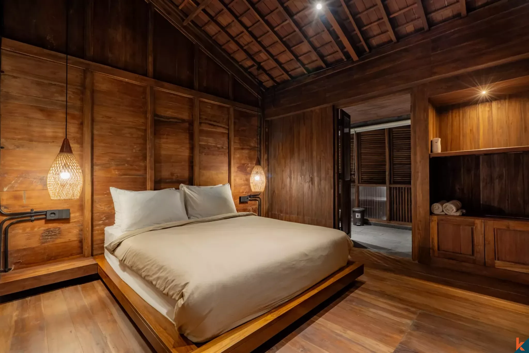 Nouvelle villa écologique de deux chambres en location à Ubud – Sayan
