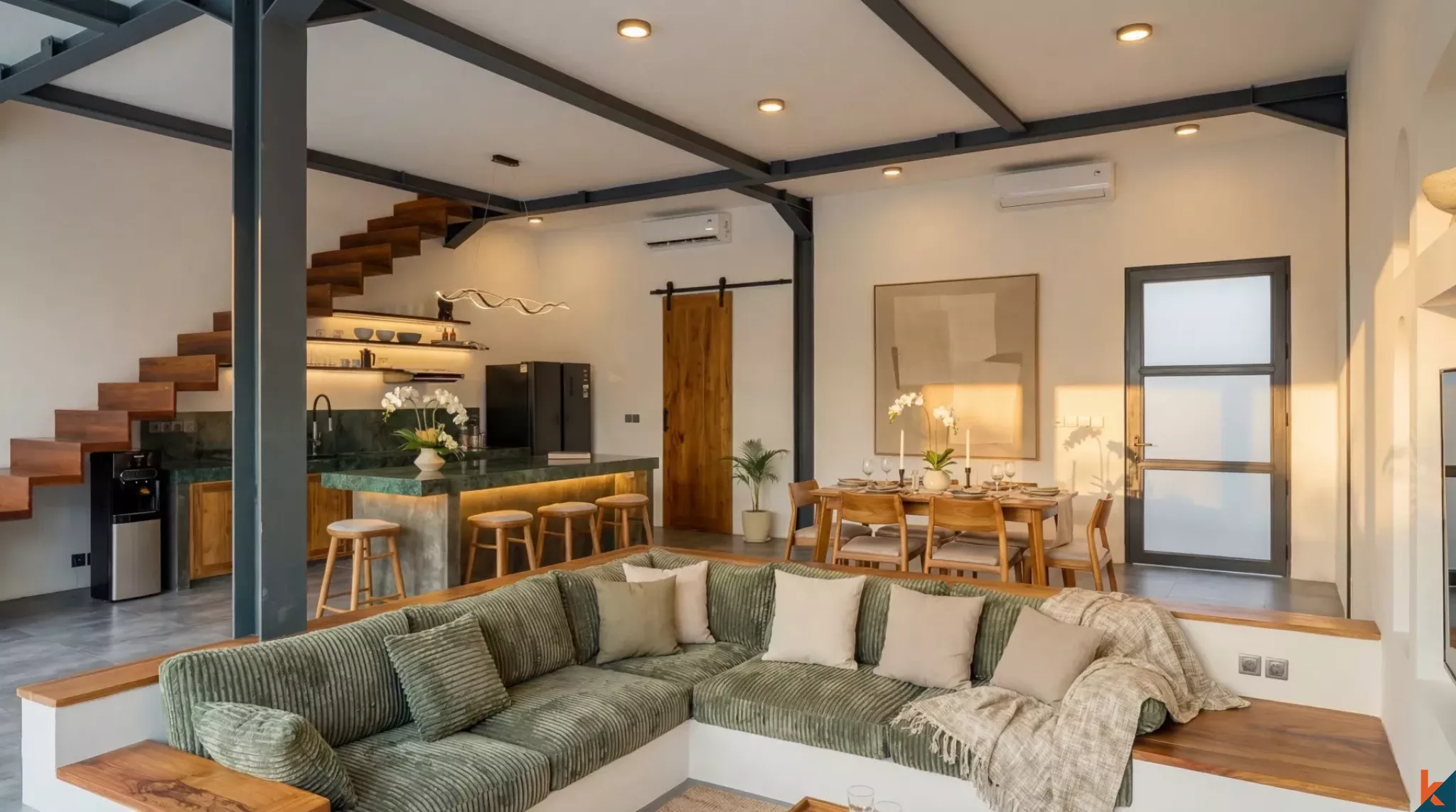 Properti Baru Hak Milik Tiga Kamar Tidur Bergaya Modern di Ungasan